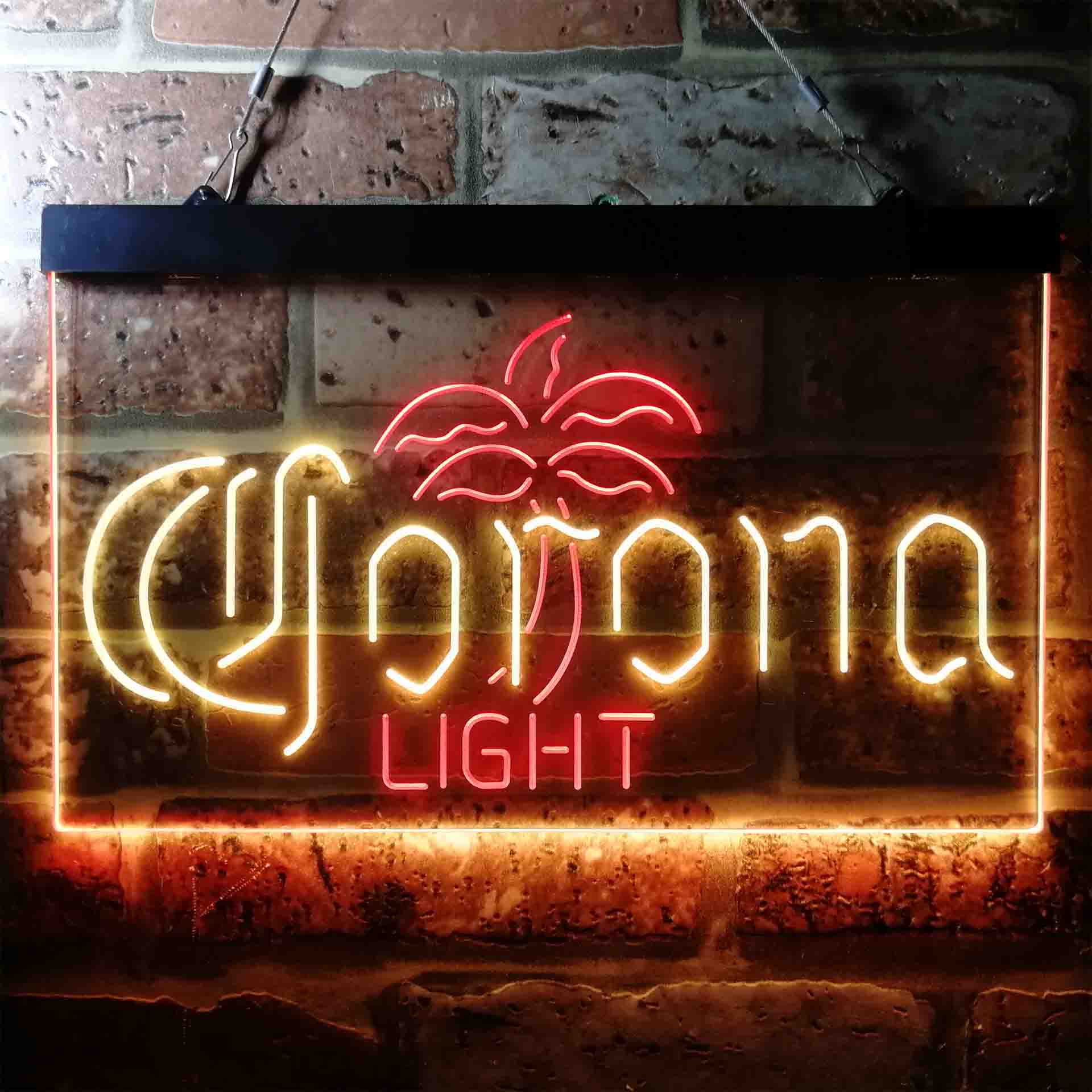 Corona Light Palm Tree Middle Neon LED Sign