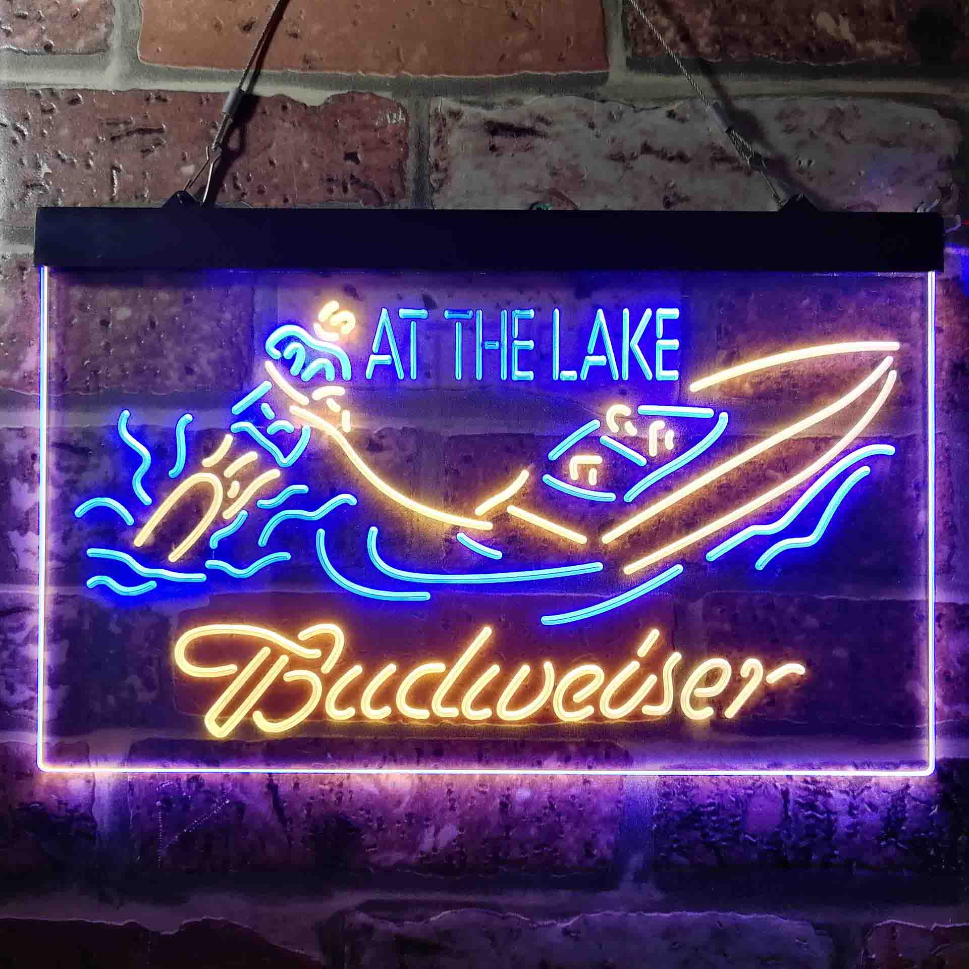 Budweiser At The Lake Neon LED Sign