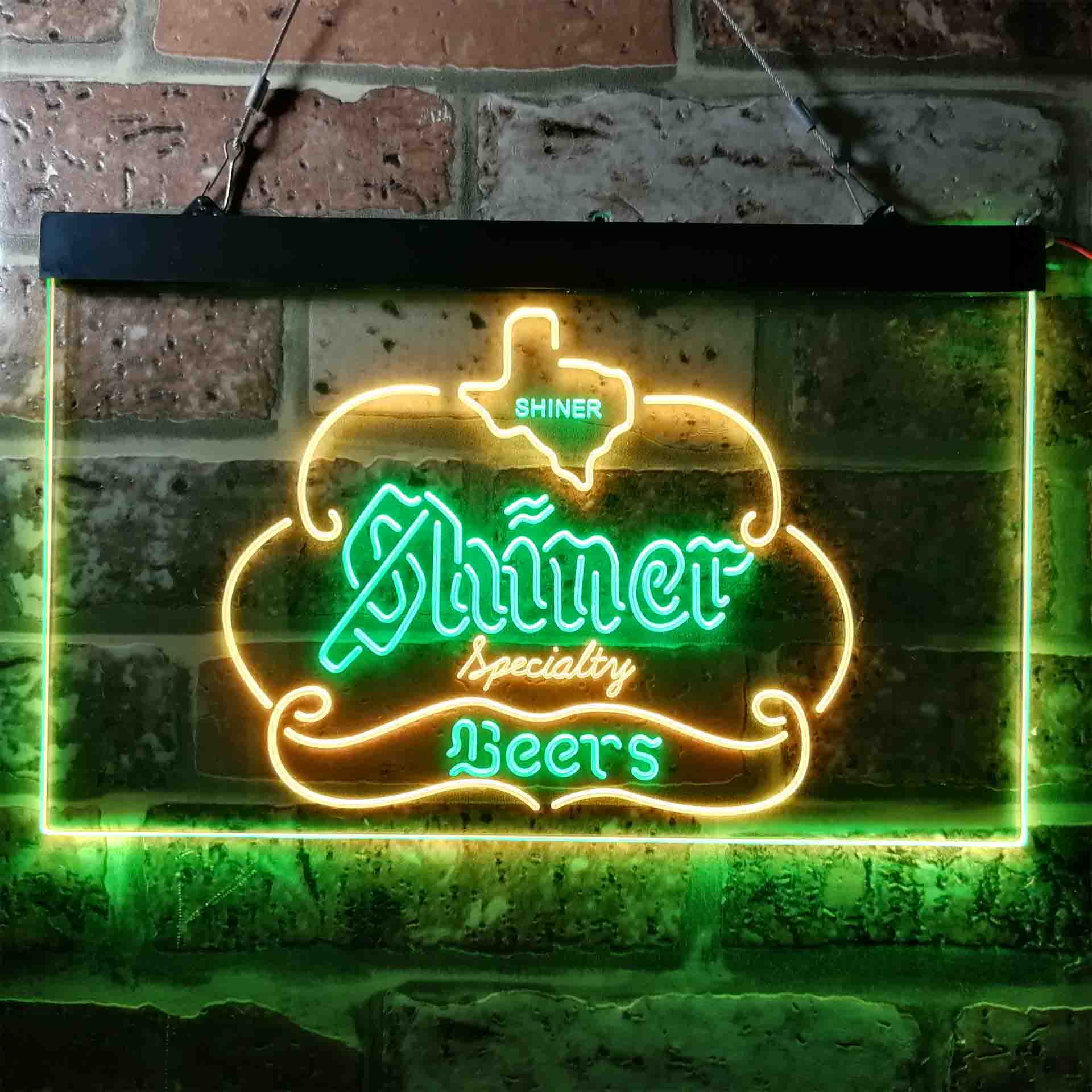 Shiner Beer Specialty Bar Neon LED Sign