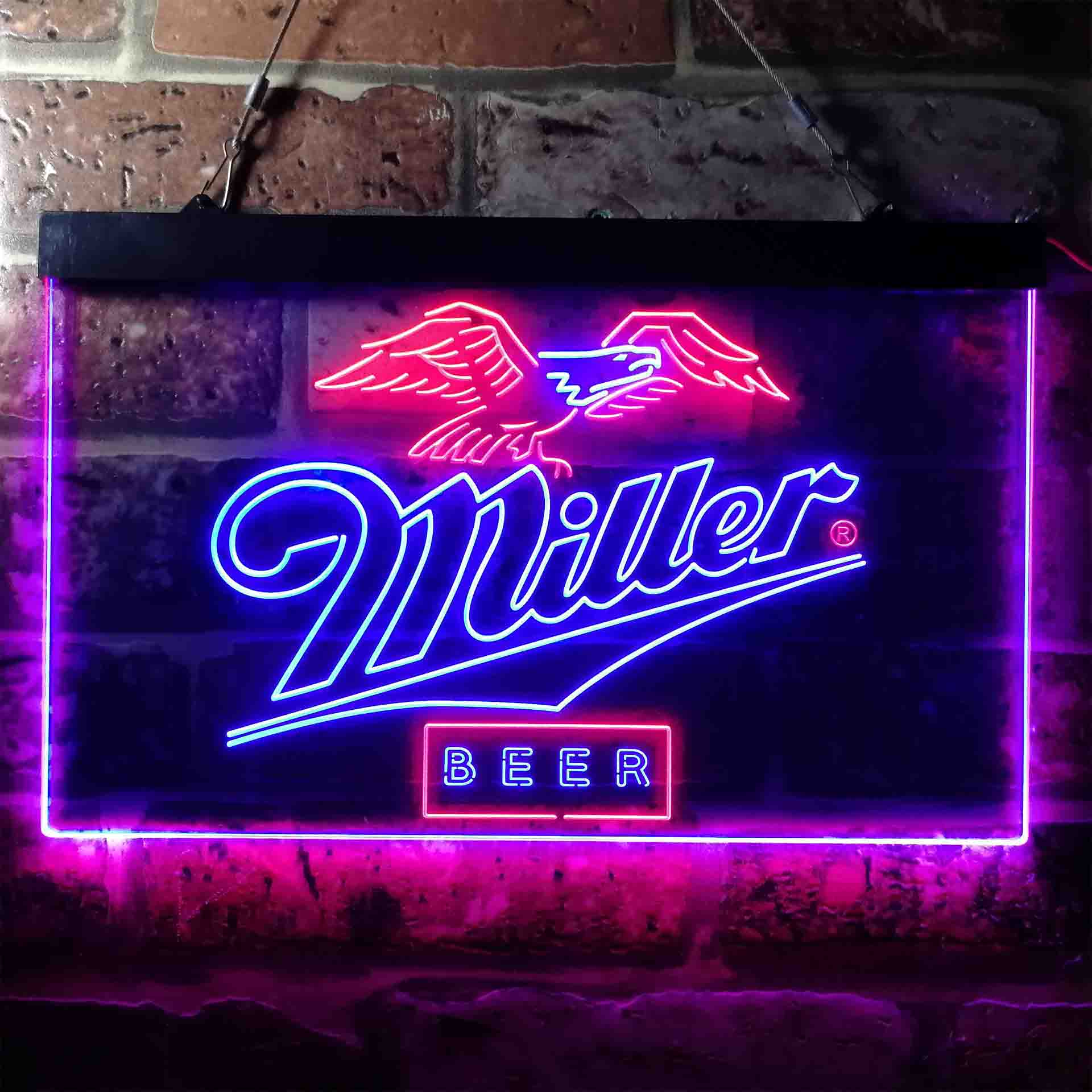 Miller Beer Eagle Classic Neon LED Sign