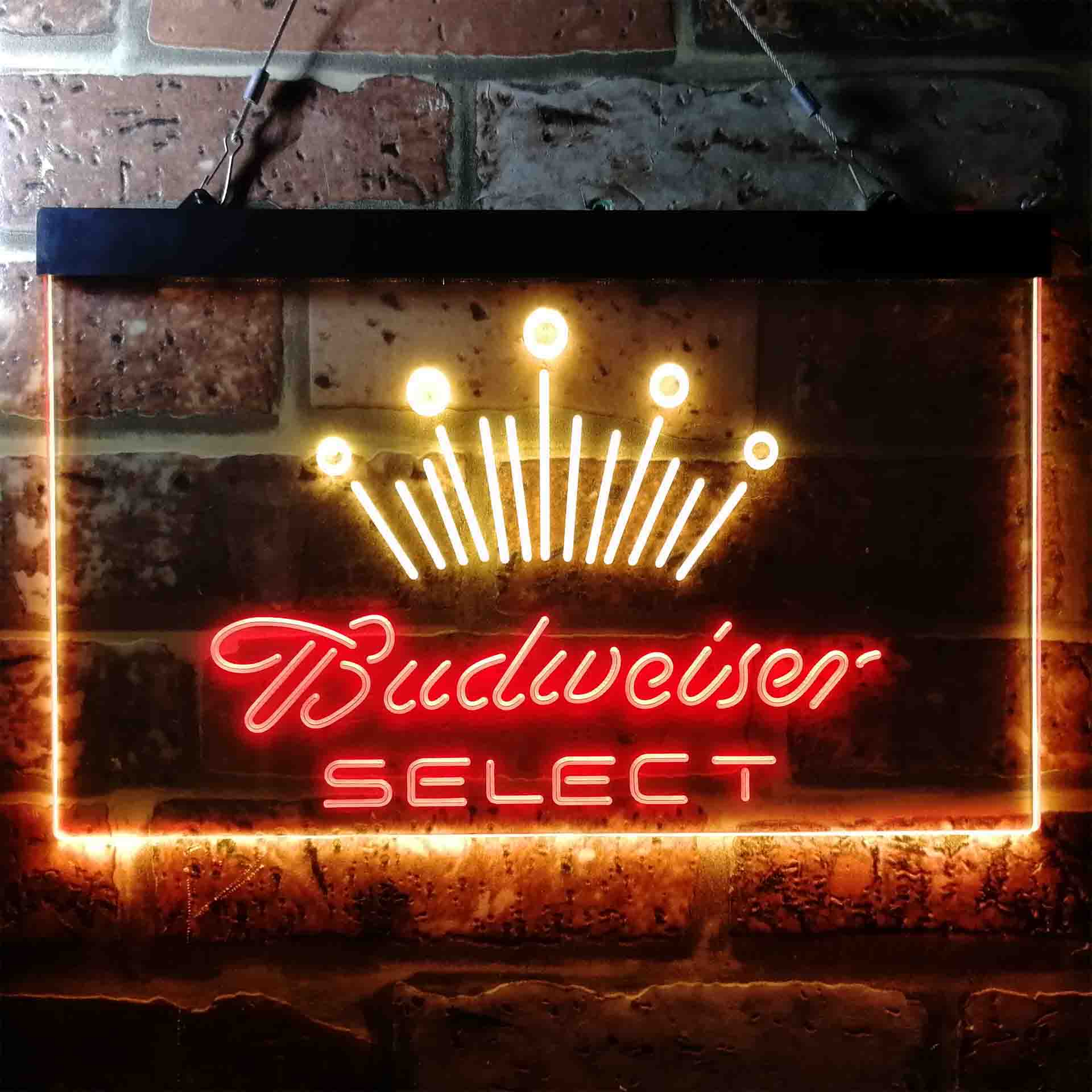 Select Neon Sign Budweiser Select Crown Classic Neon Sign - LED LAB CAVE