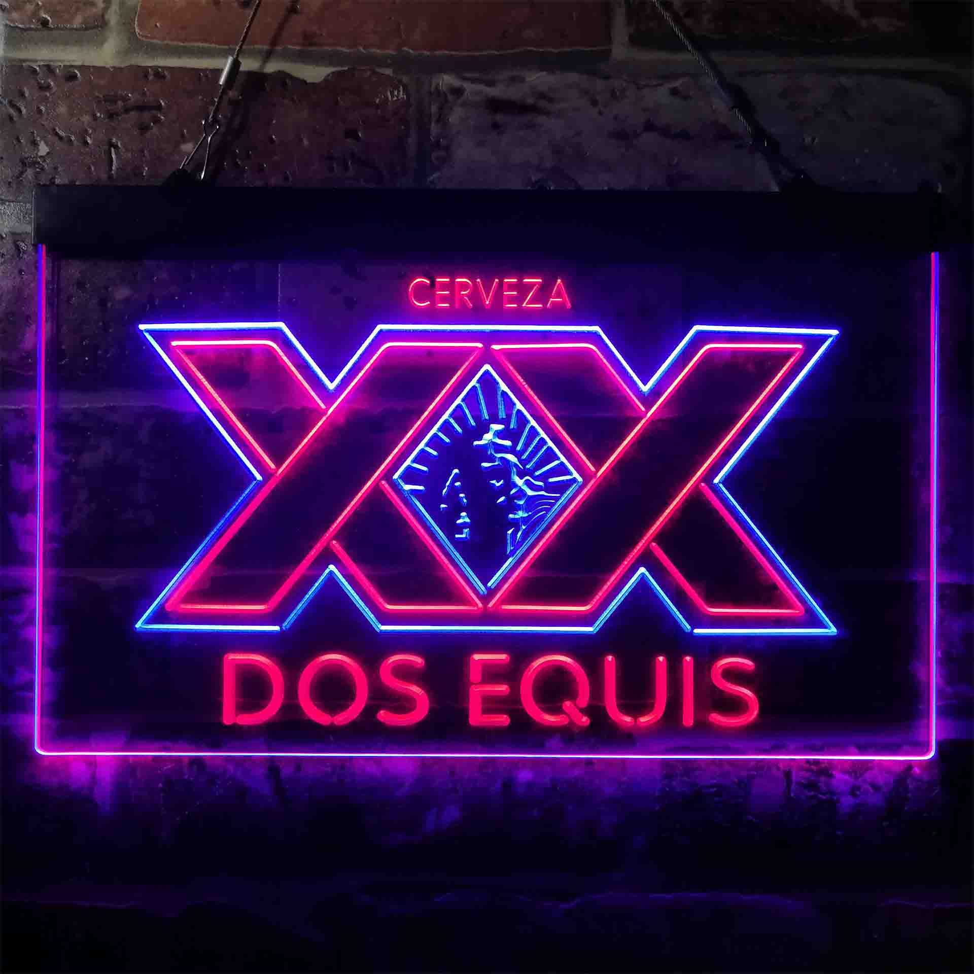 XX Dos Equis Beer Neon LED Sign