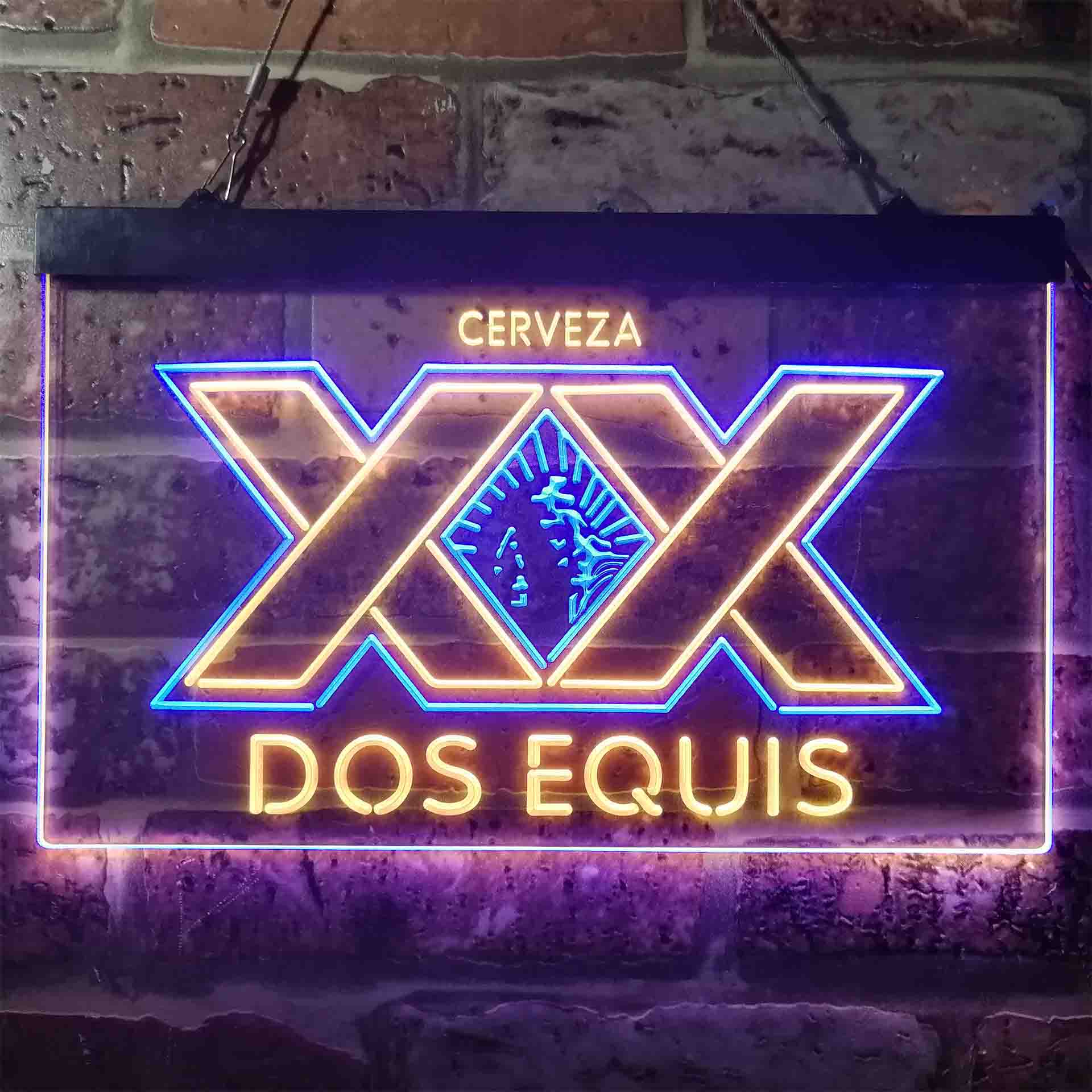 XX Dos Equis Beer Neon LED Sign