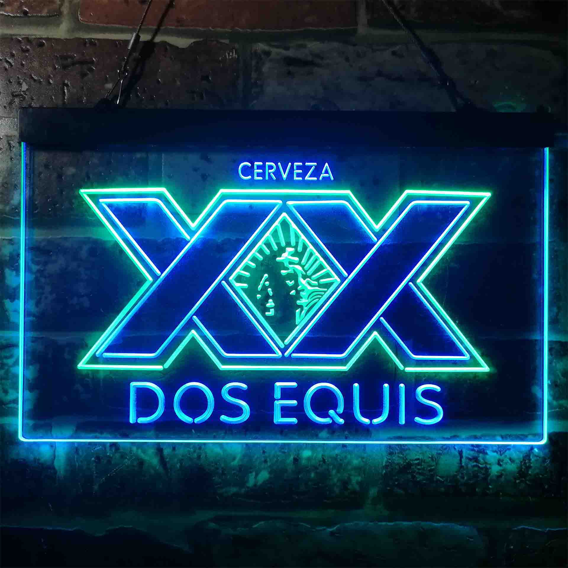 XX Dos Equis Beer Neon LED Sign