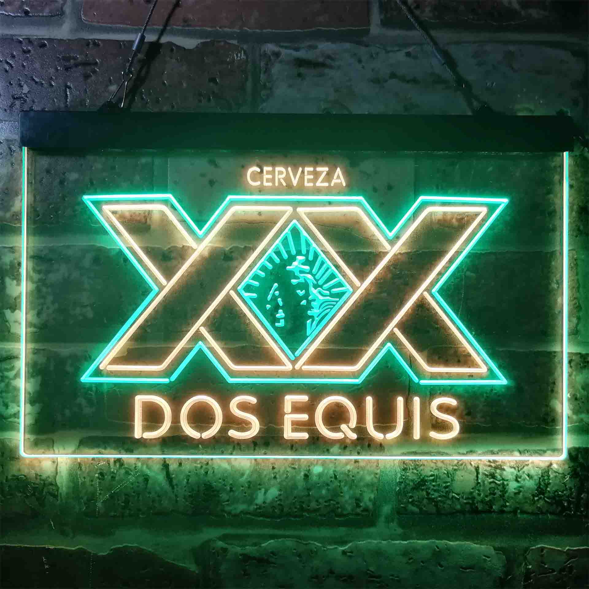 XX Dos Equis Beer Neon LED Sign