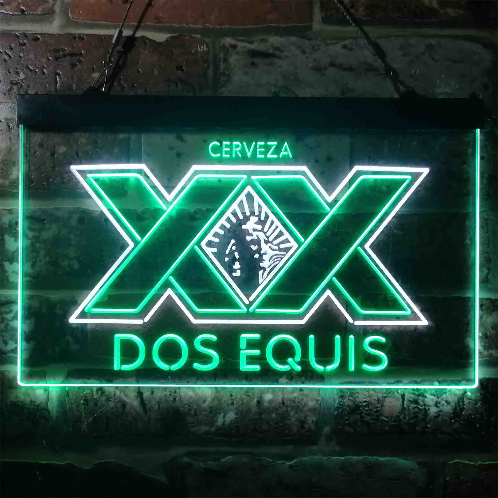 XX Dos Equis Beer Neon LED Sign