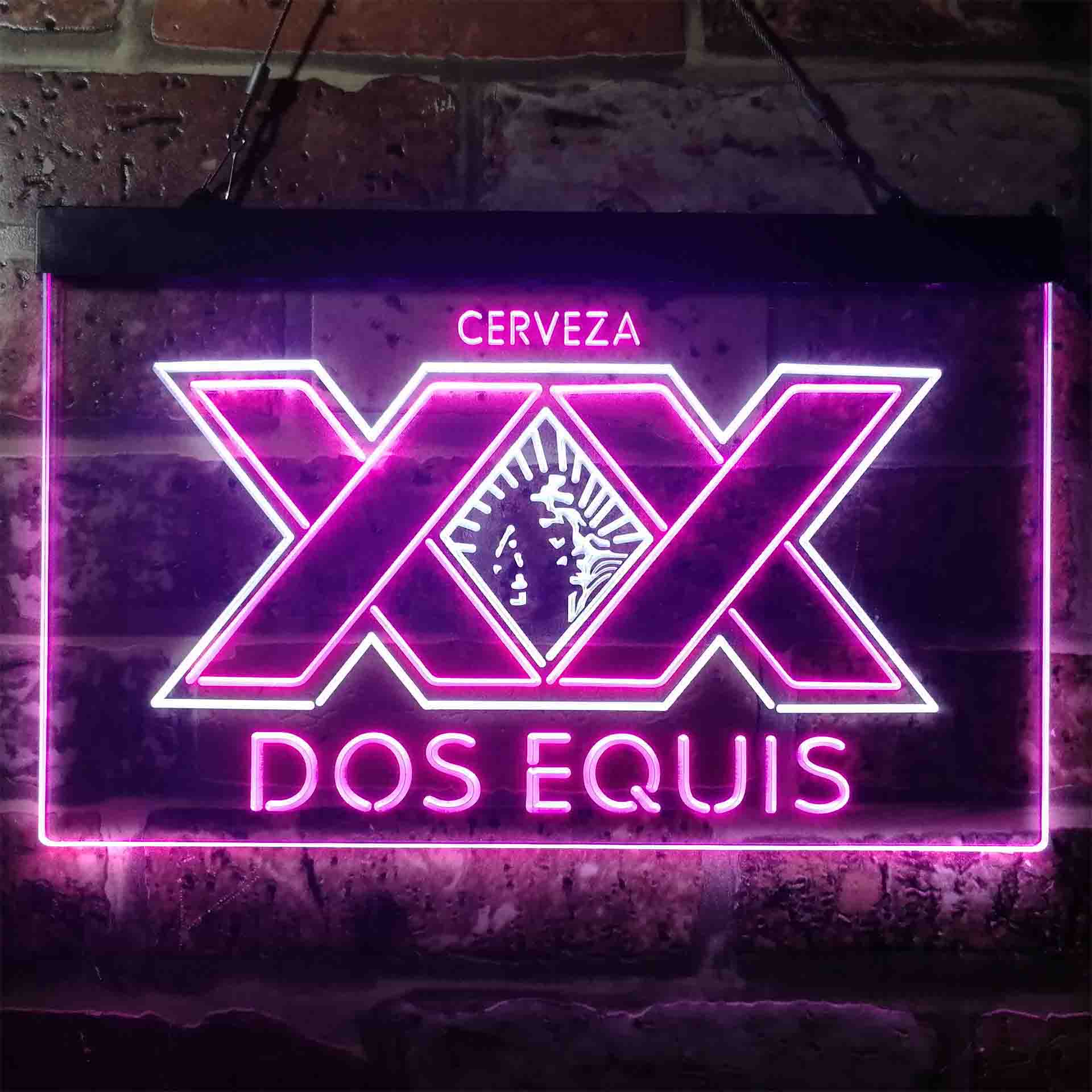 XX Dos Equis Beer Neon LED Sign