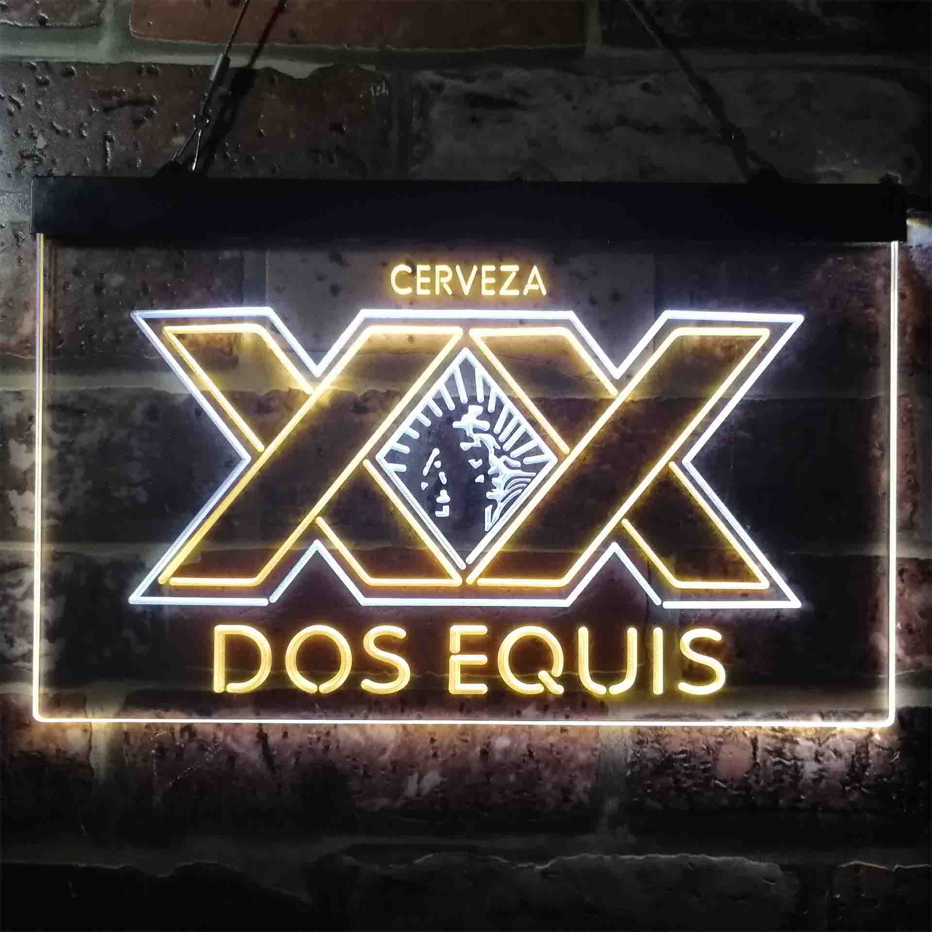 XX Dos Equis Beer Neon LED Sign