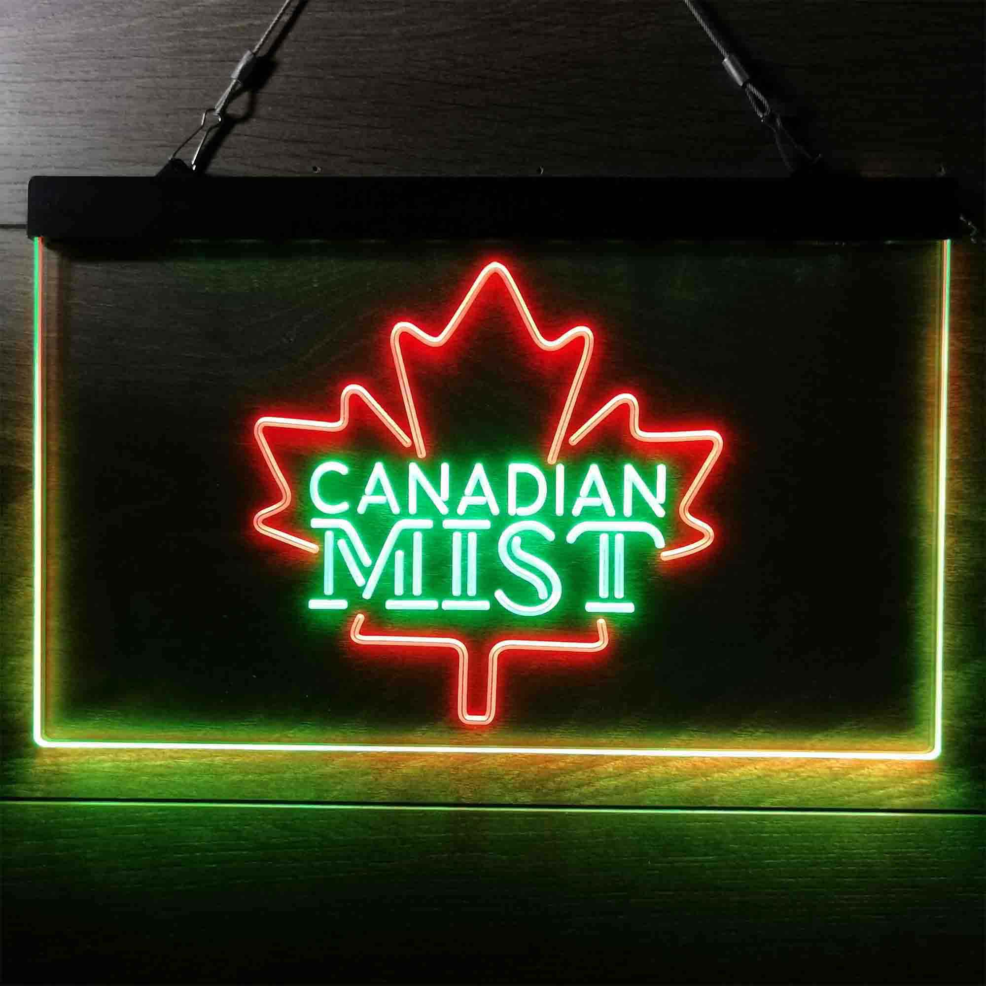 Canada Sign Led Canadian Mist Maple Leaf Neon Sign - LED LAB CAVE
