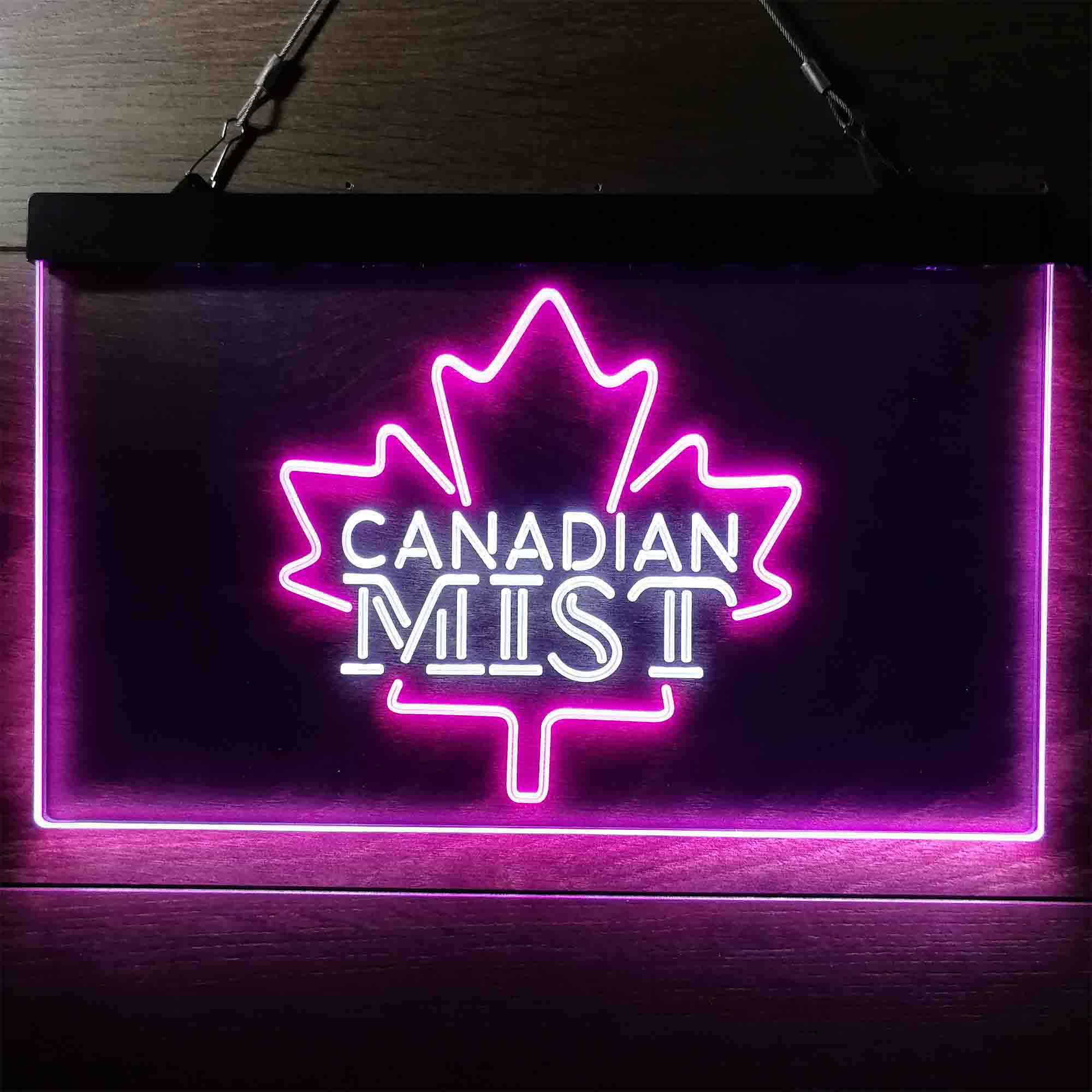 Canadian Mist Maple Leaf Neon LED Sign