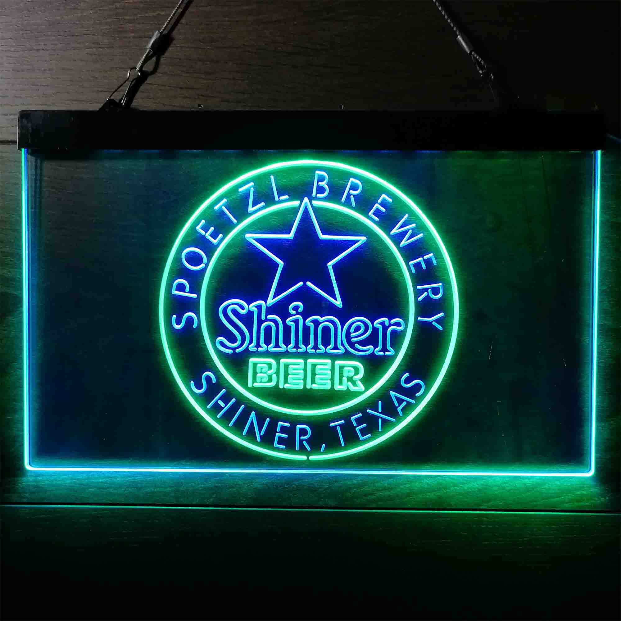 Shiner Beer Star Neon LED Sign