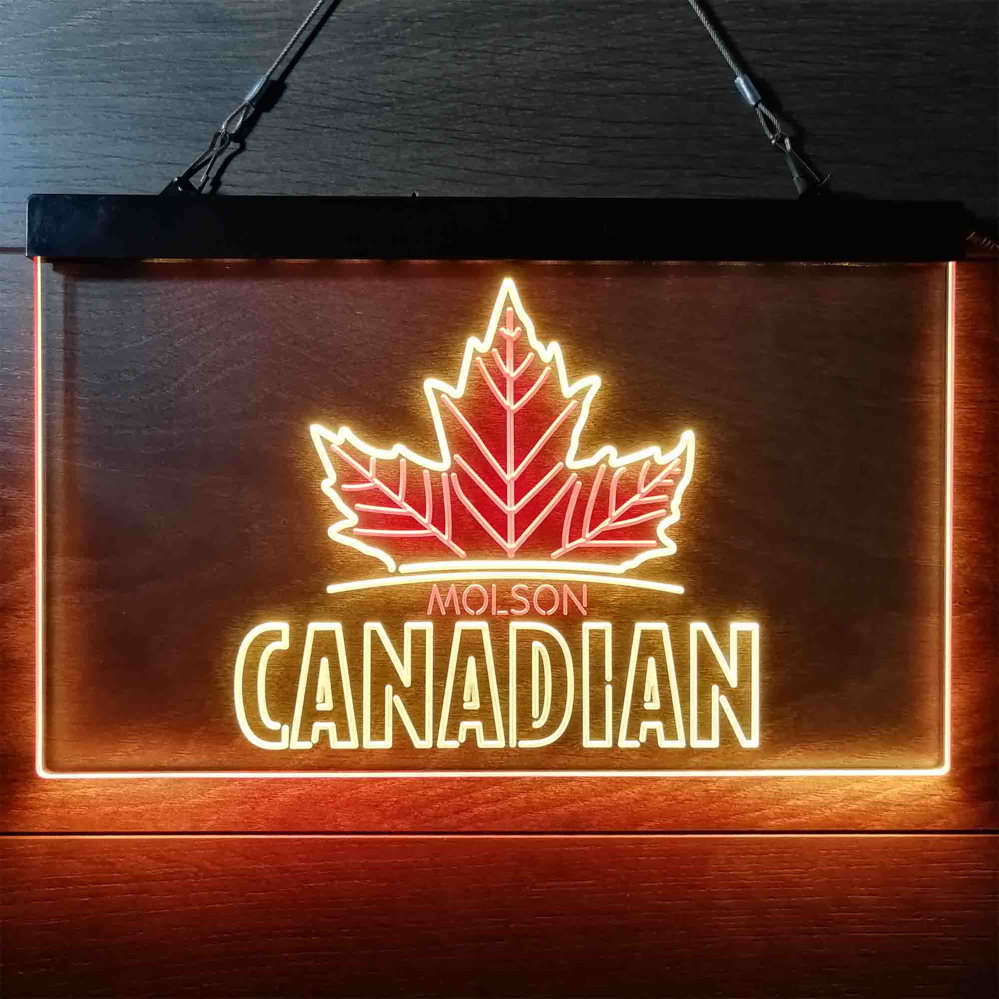 Canada Sign Led Canadian Molson Maple Leaf Neon Sign - LED LAB CAVE