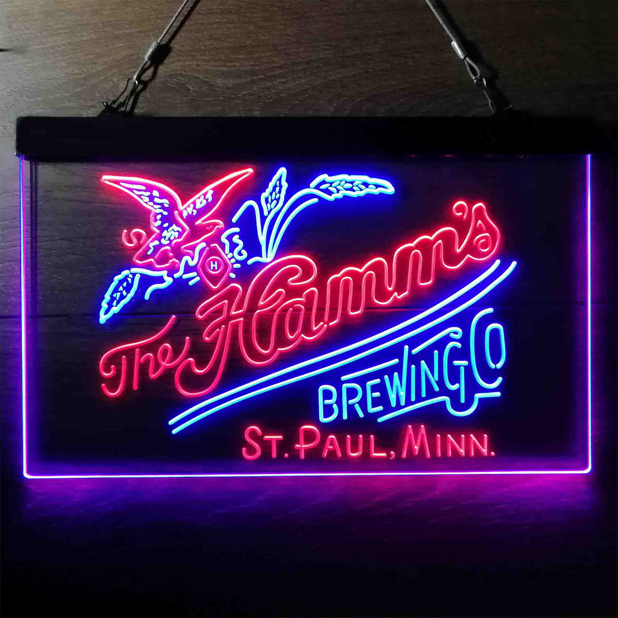 The Hamm's Brewing Company Neon LED Sign