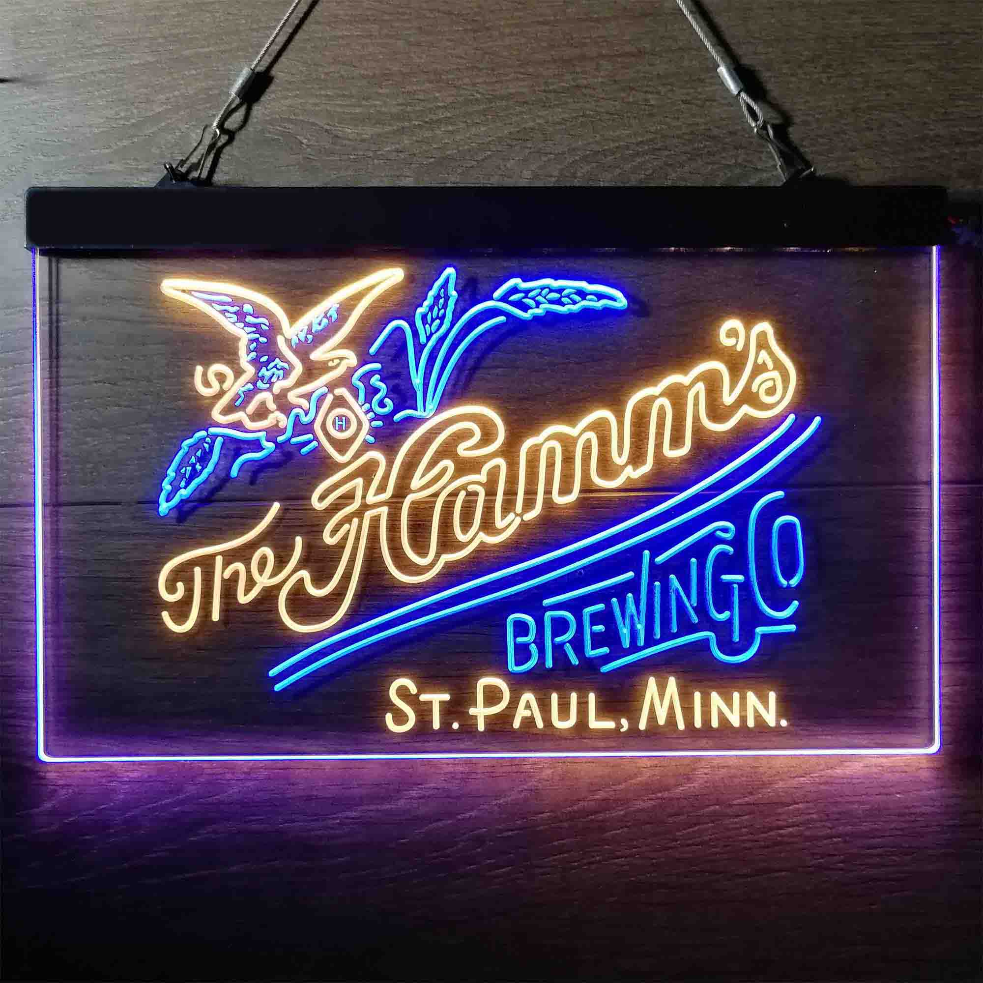 The Hamm's Brewing Company Neon LED Sign