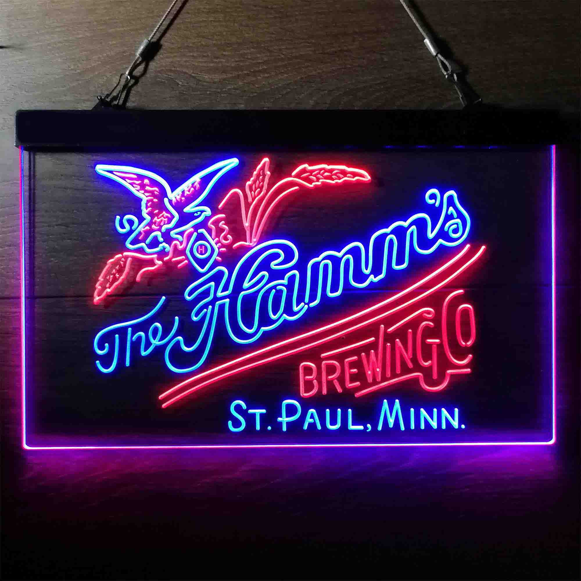 The Hamm's Brewing Company Neon LED Sign