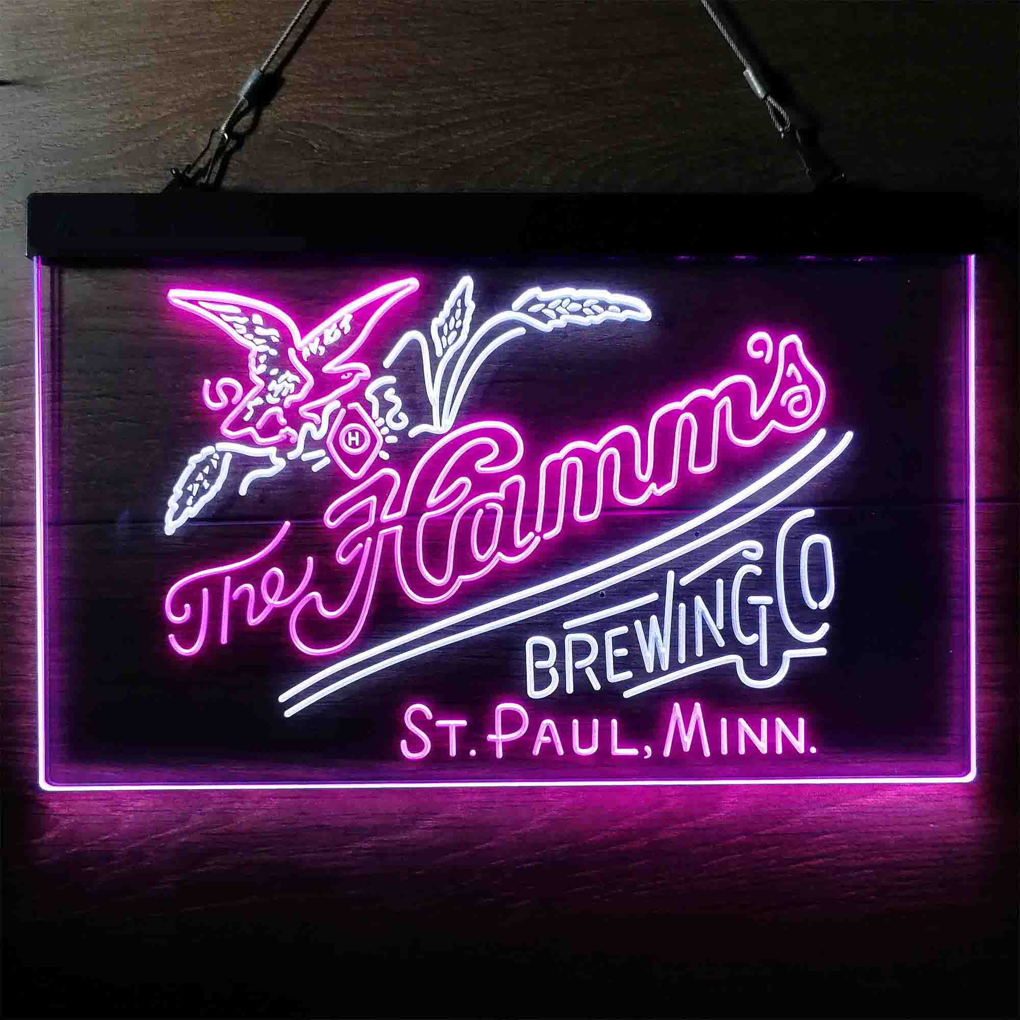 The Hamm's Brewing Company Neon LED Sign