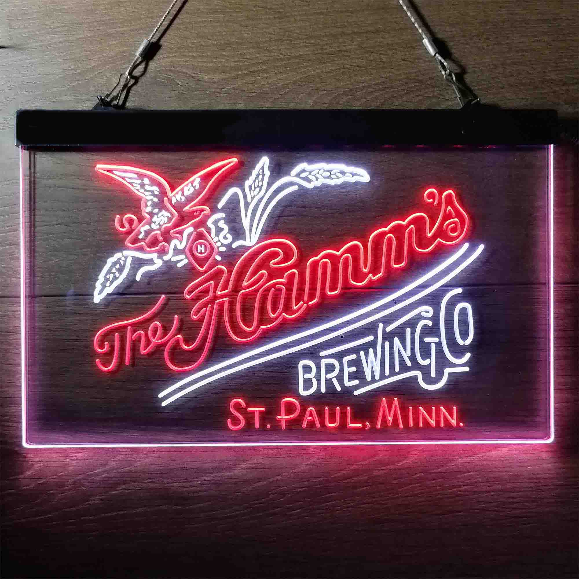 The Hamm's Brewing Company Neon LED Sign