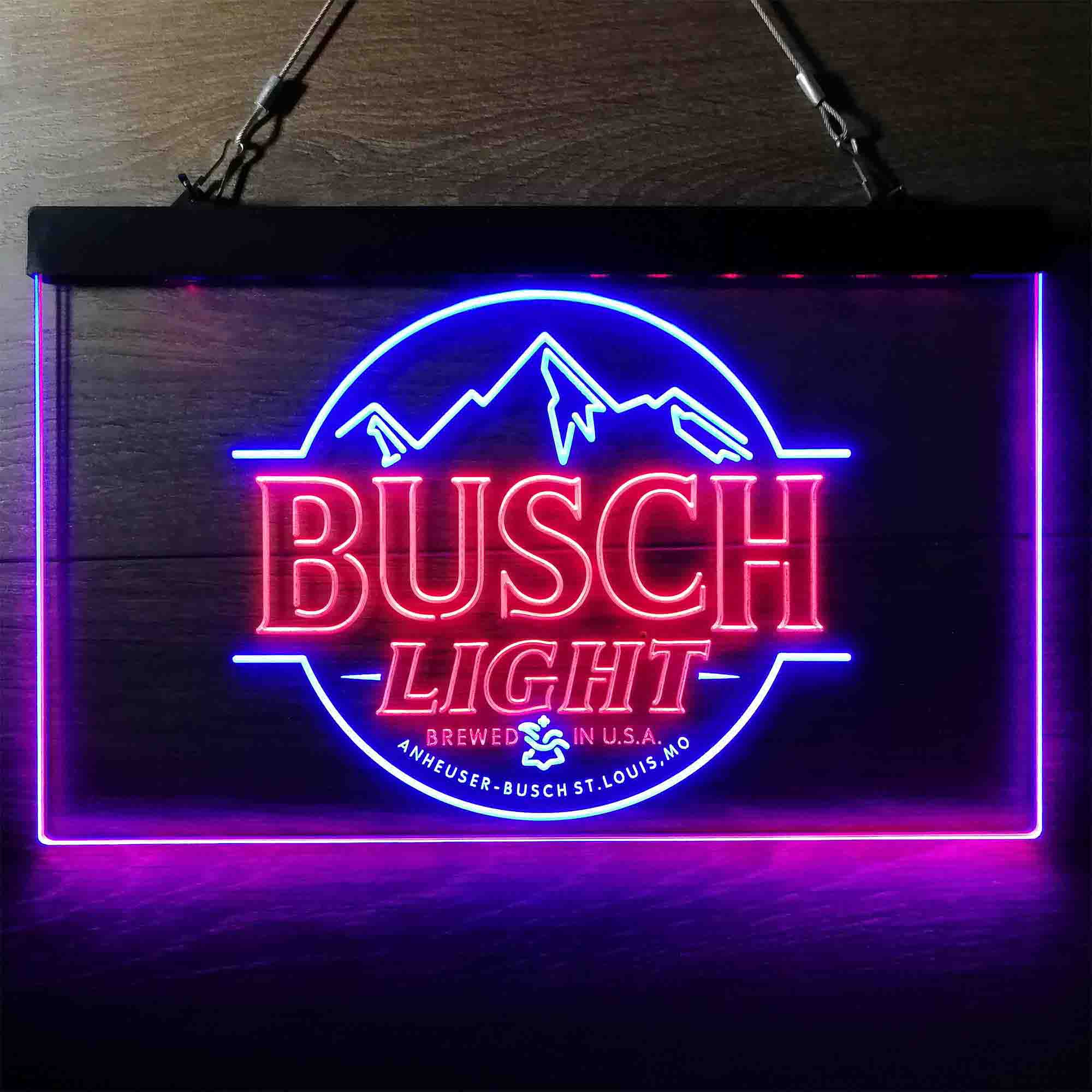 Busch Light Brewed in USA Neon LED Sign