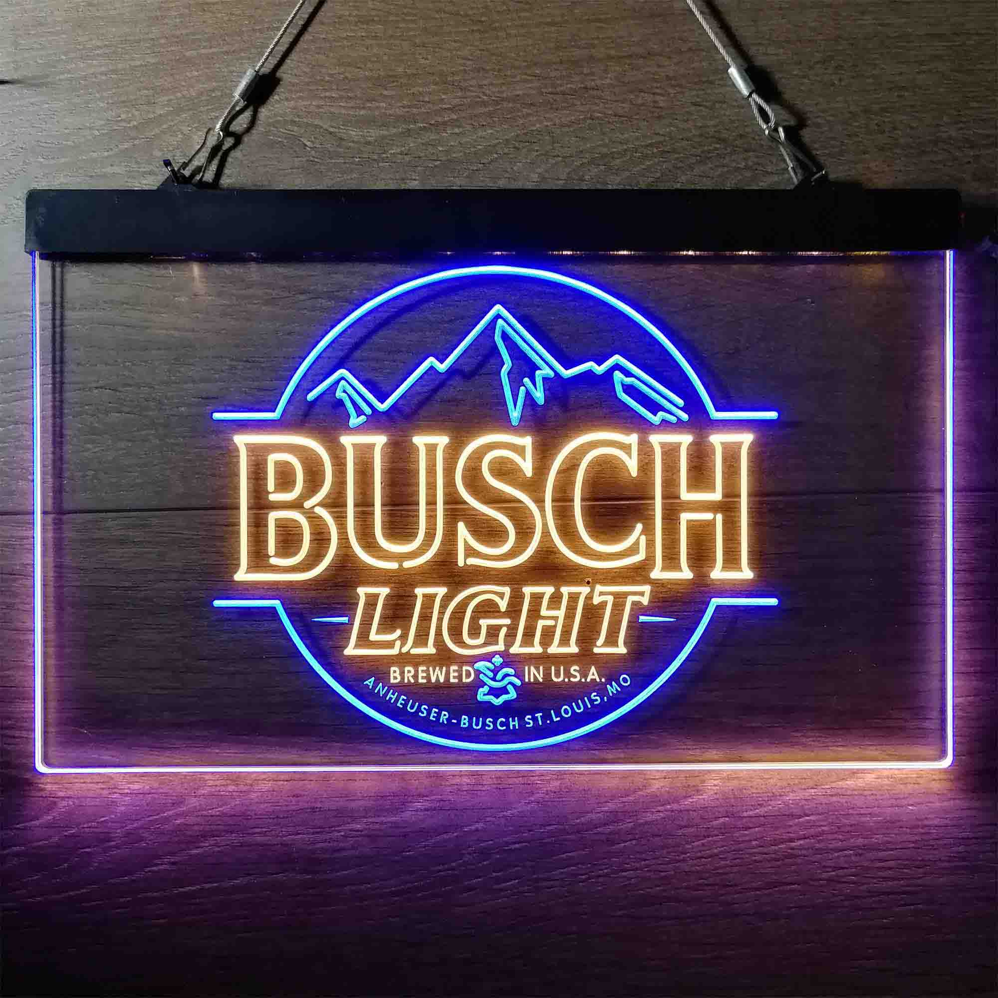 Busch Light Brewed in USA Neon LED Sign