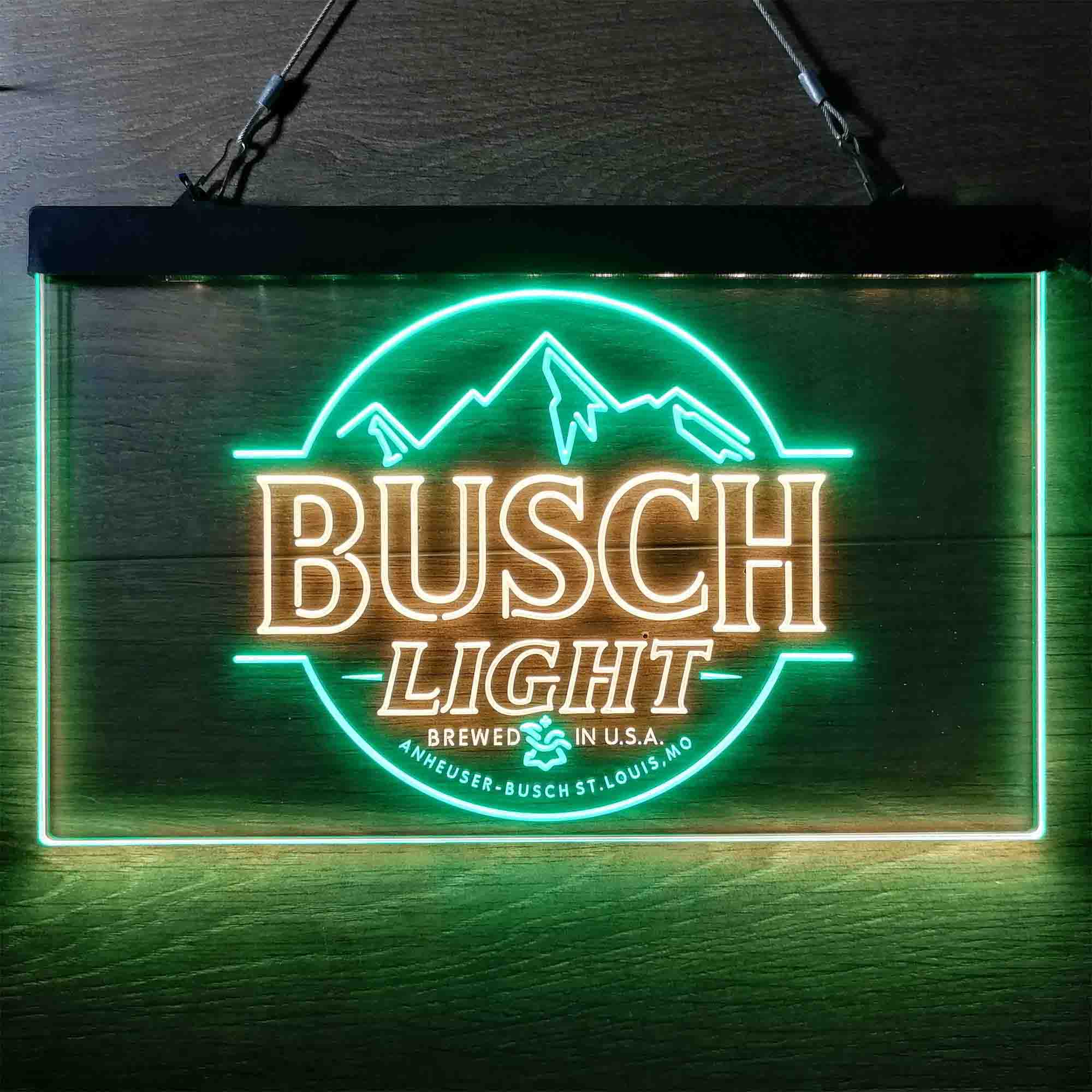 Busch Light Brewed in USA Neon LED Sign