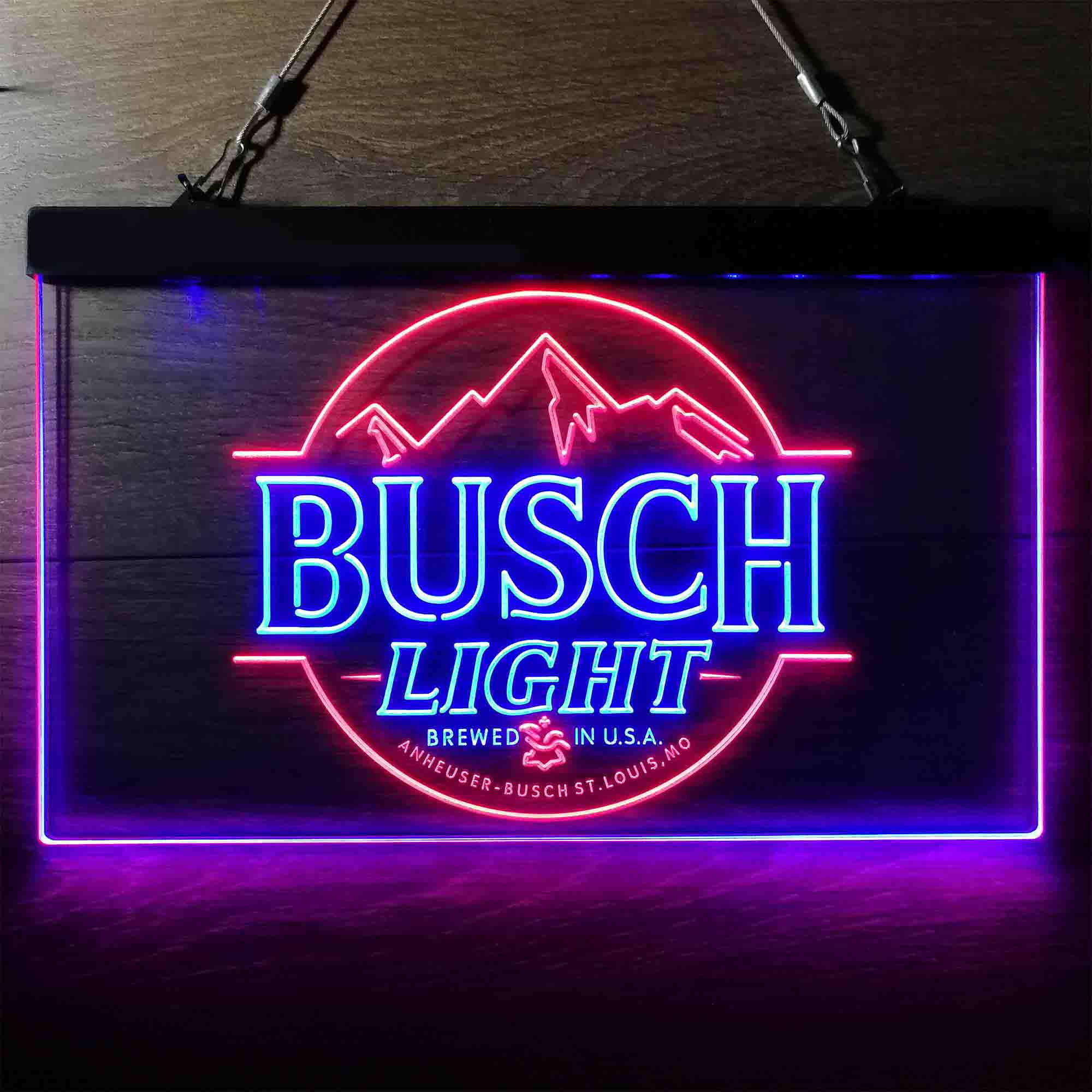 Busch Light Brewed in USA Neon LED Sign