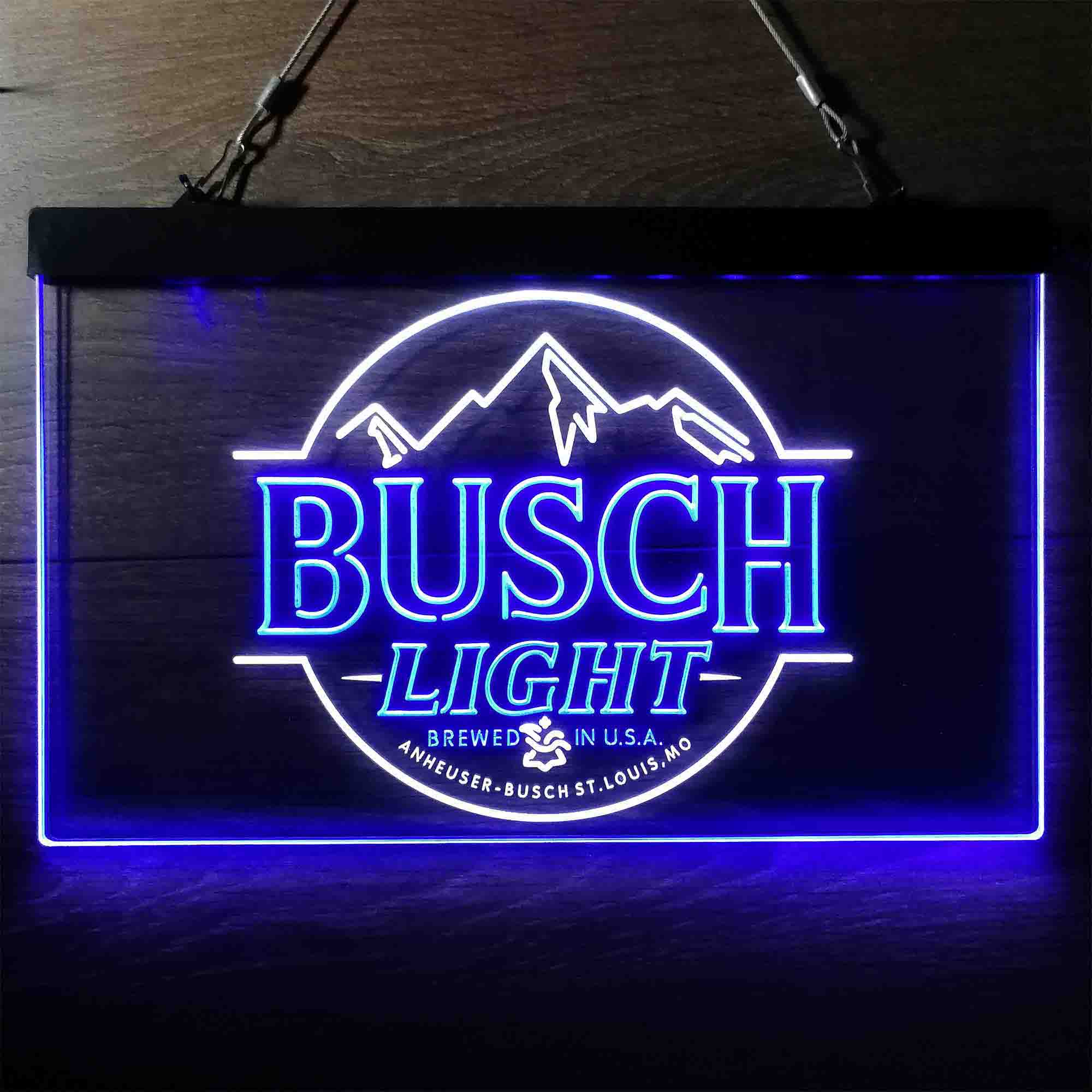 Busch Light Brewed in USA Neon LED Sign