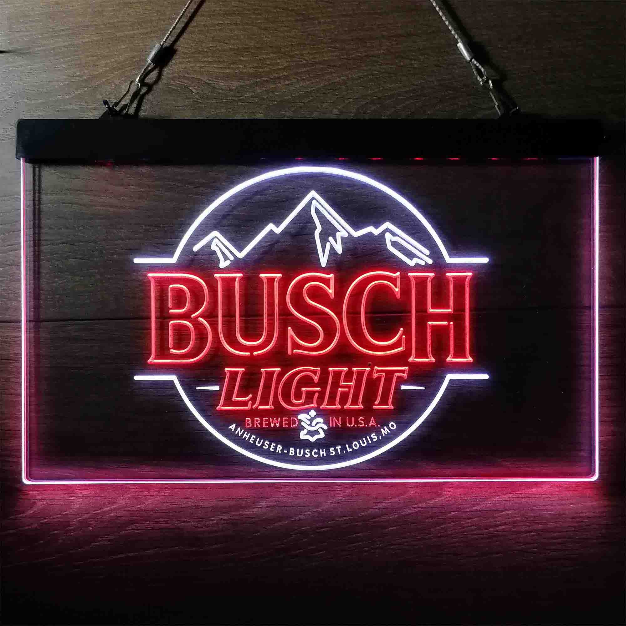 Busch Light Brewed in USA Neon LED Sign