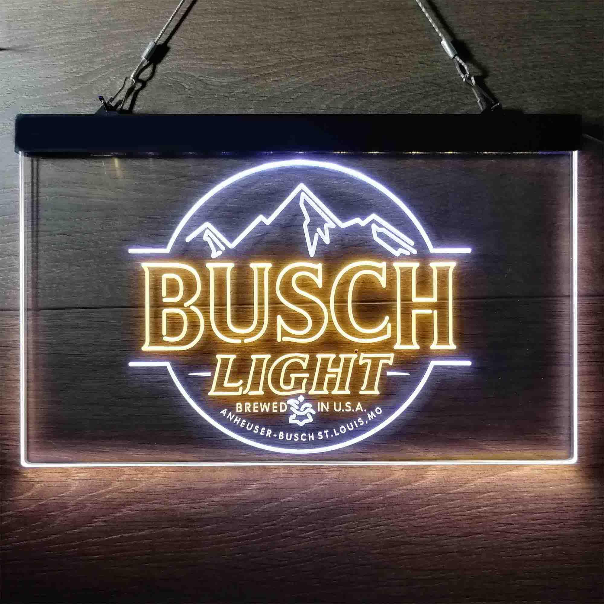 Busch Light Brewed in USA Neon LED Sign