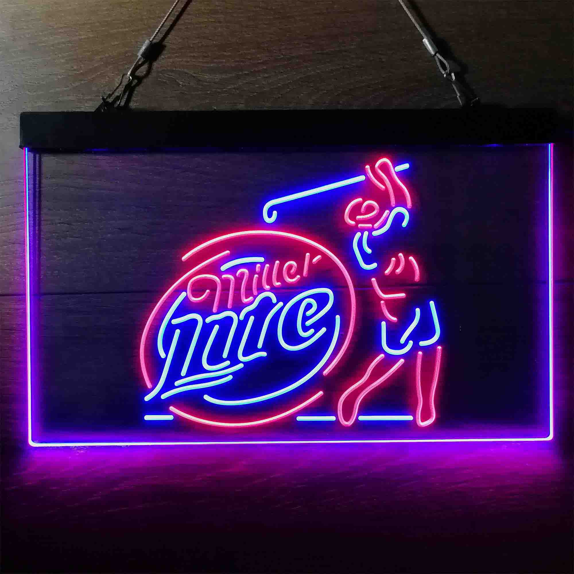 Miller Lite Golf Neon LED Sign