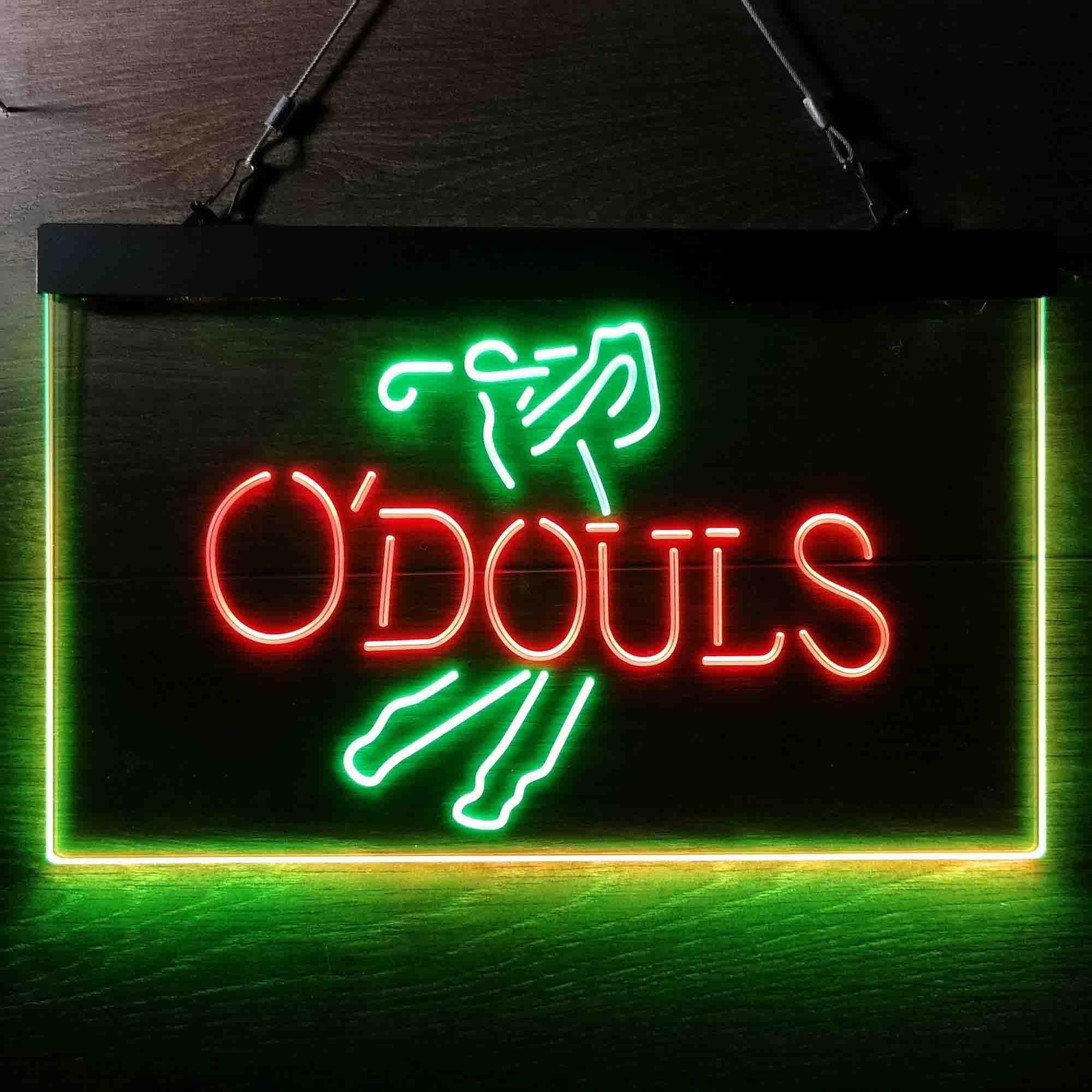 O'Doul's Beer Golfer Neon LED Sign