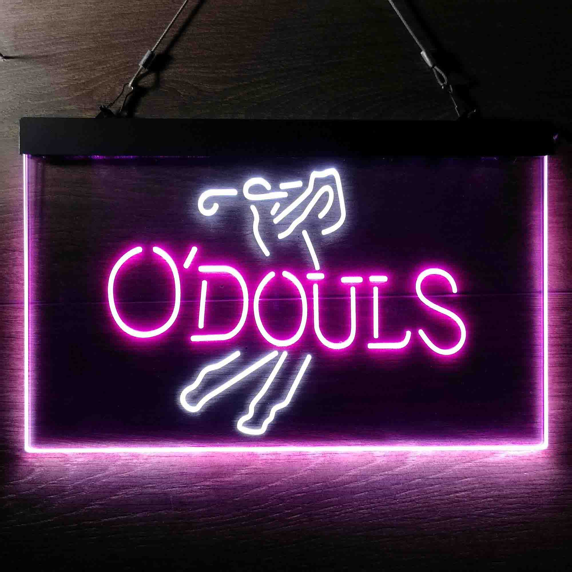 O'Doul's Beer Golfer Neon LED Sign