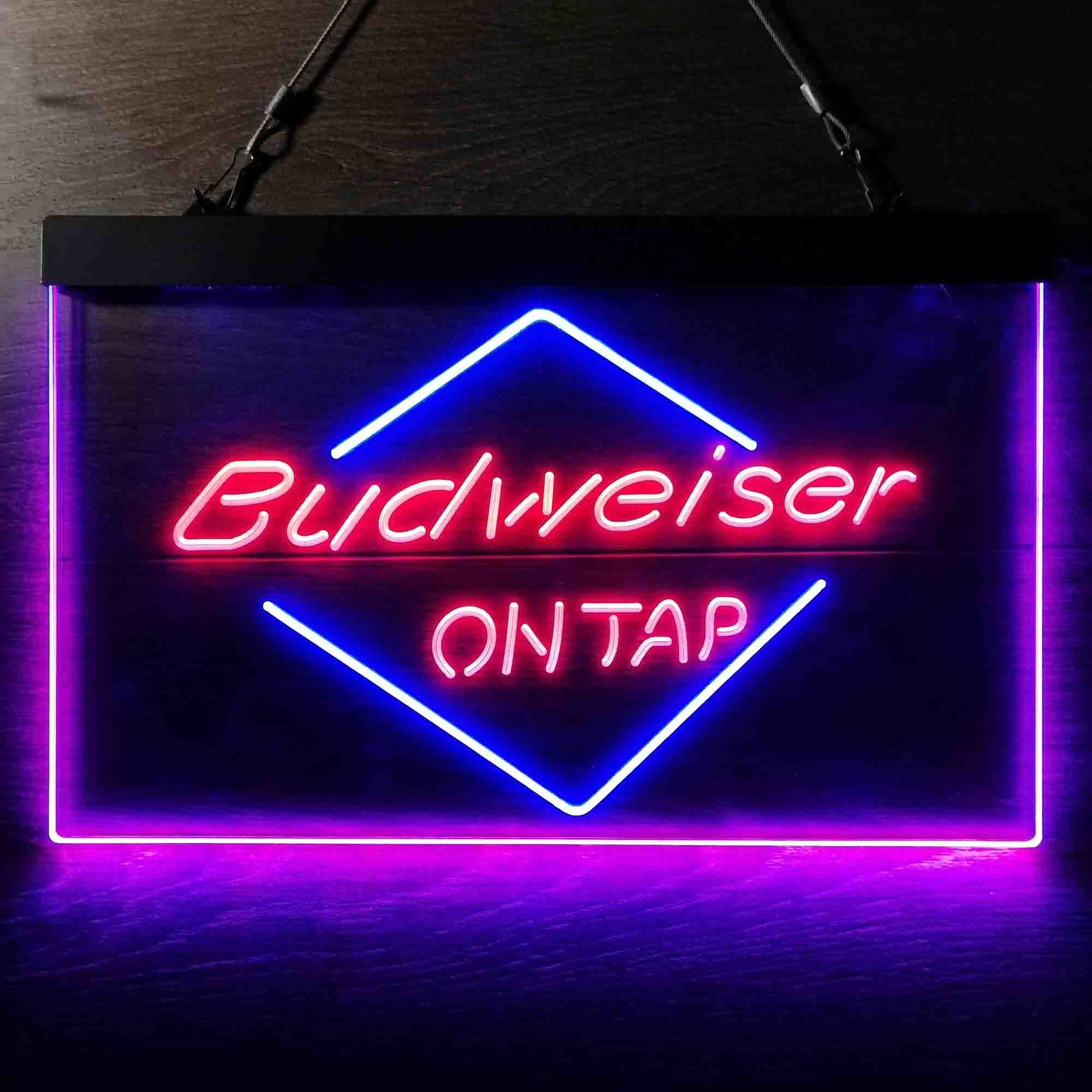 Budweiser On Tap Beer Neon LED Sign