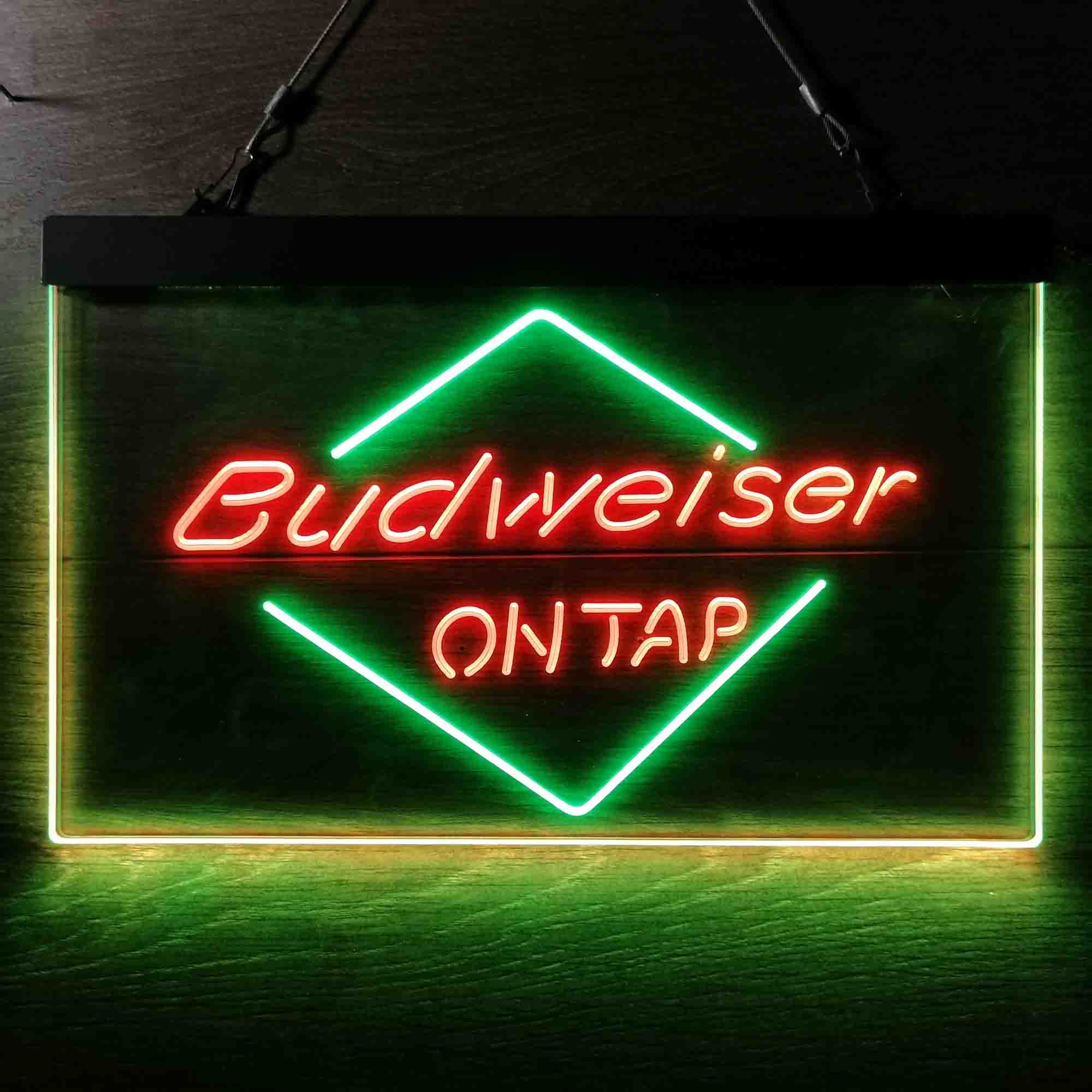 Budweiser On Tap Beer Neon LED Sign