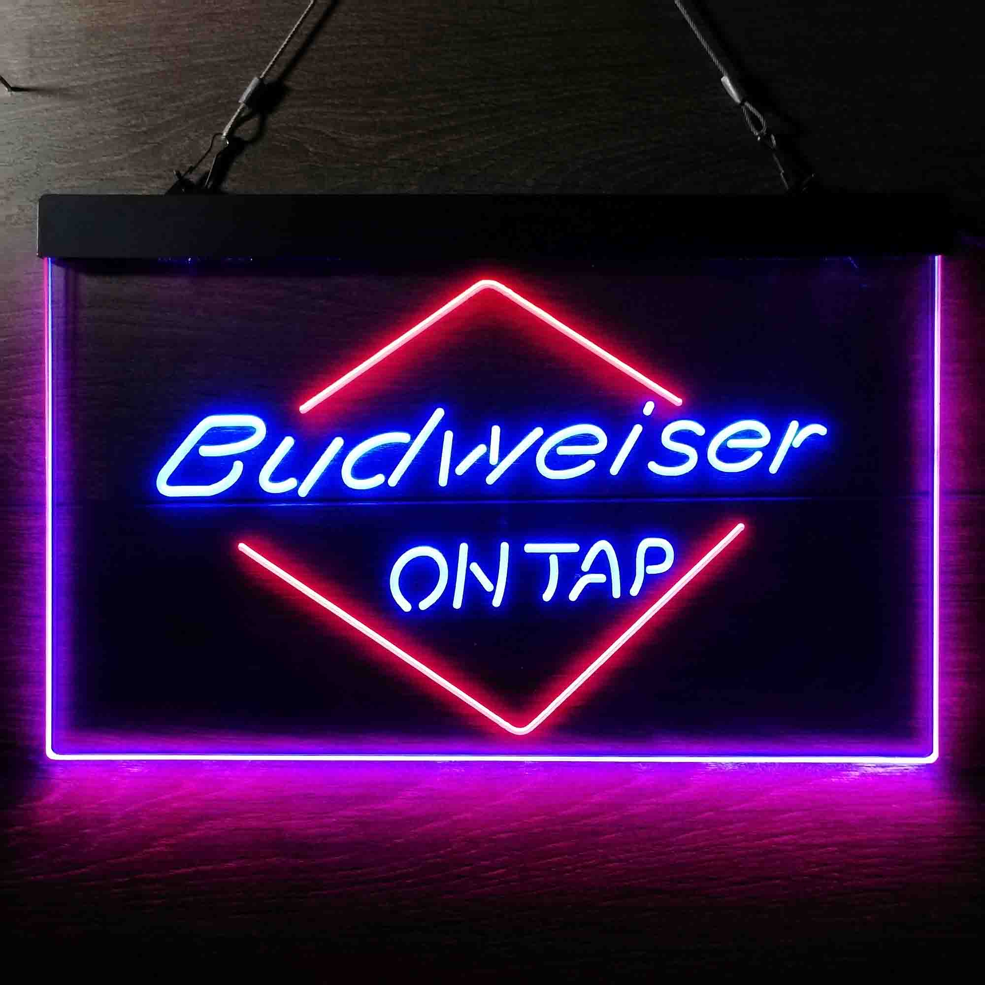 Budweiser On Tap Beer Neon LED Sign