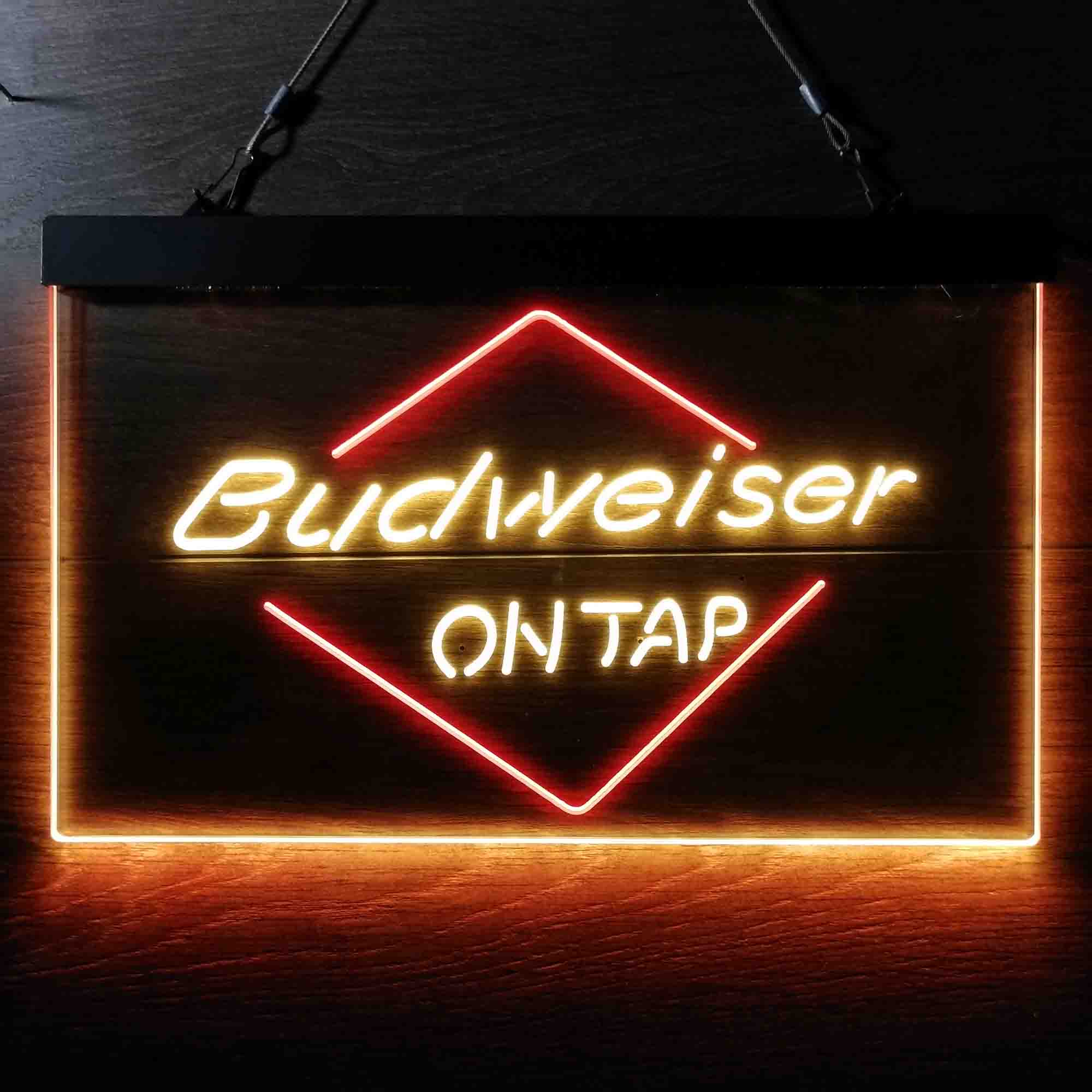 Budweiser On Tap Beer Neon LED Sign