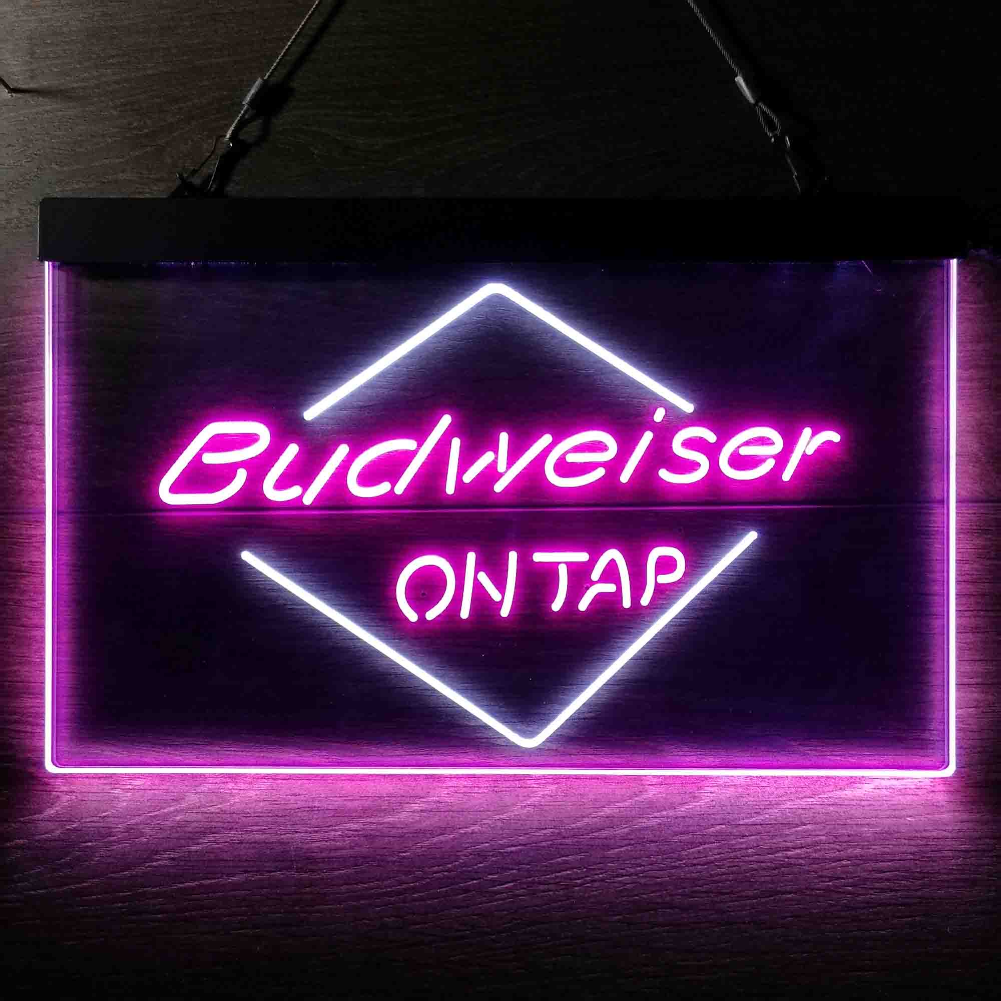 Budweiser On Tap Beer Neon LED Sign