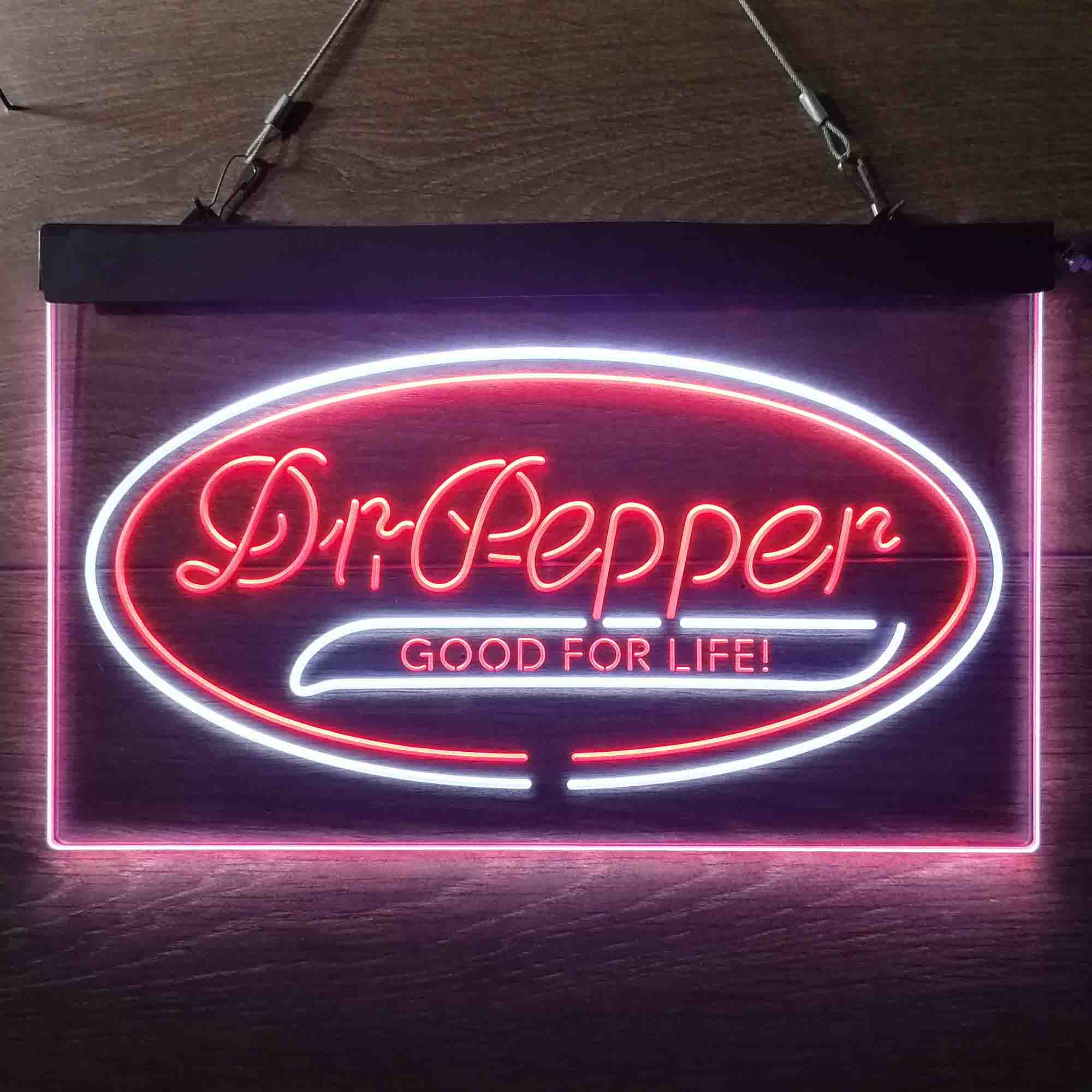 Dr Pepper Good for Life Neon LED Sign