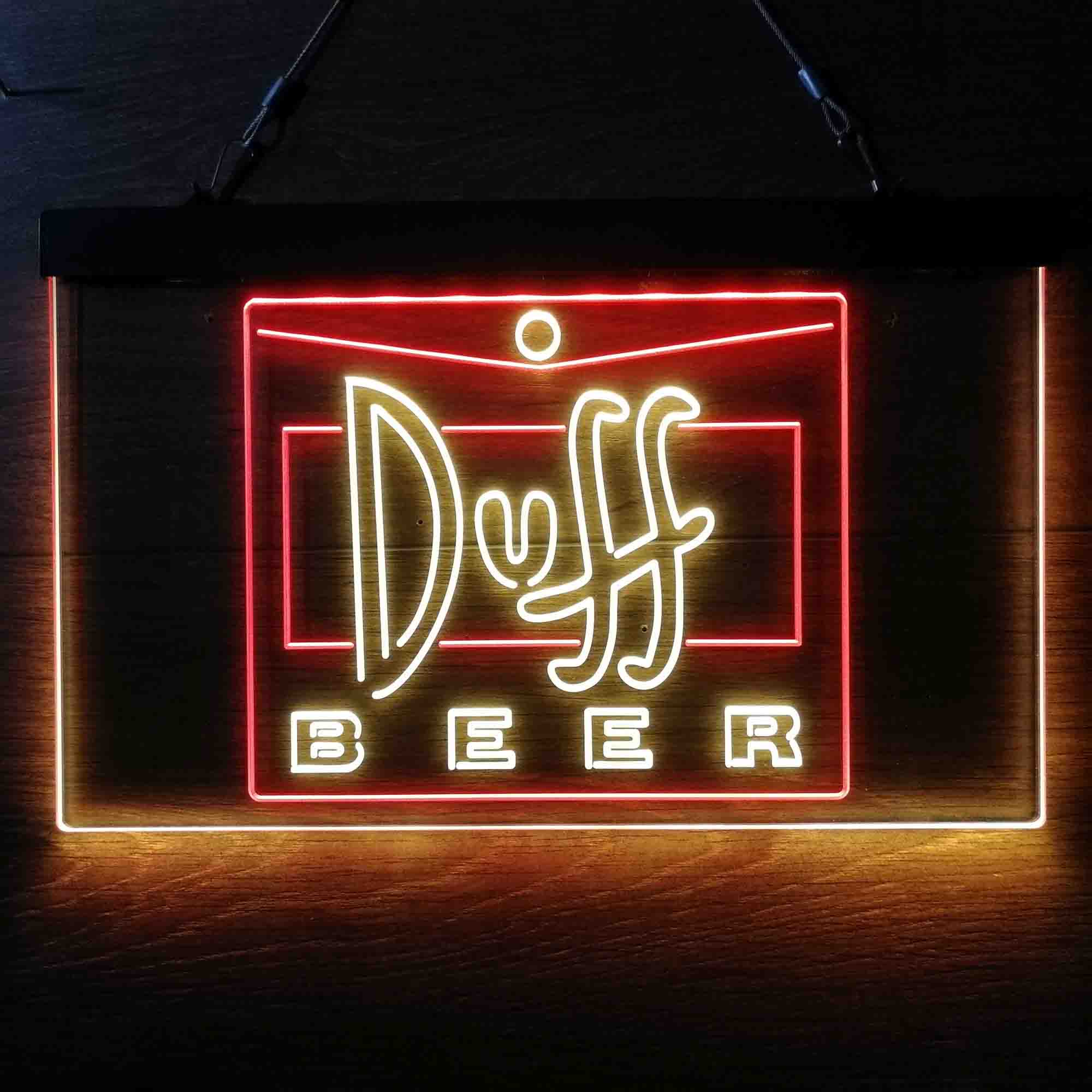 Duff Beer Logo Neon LED Sign