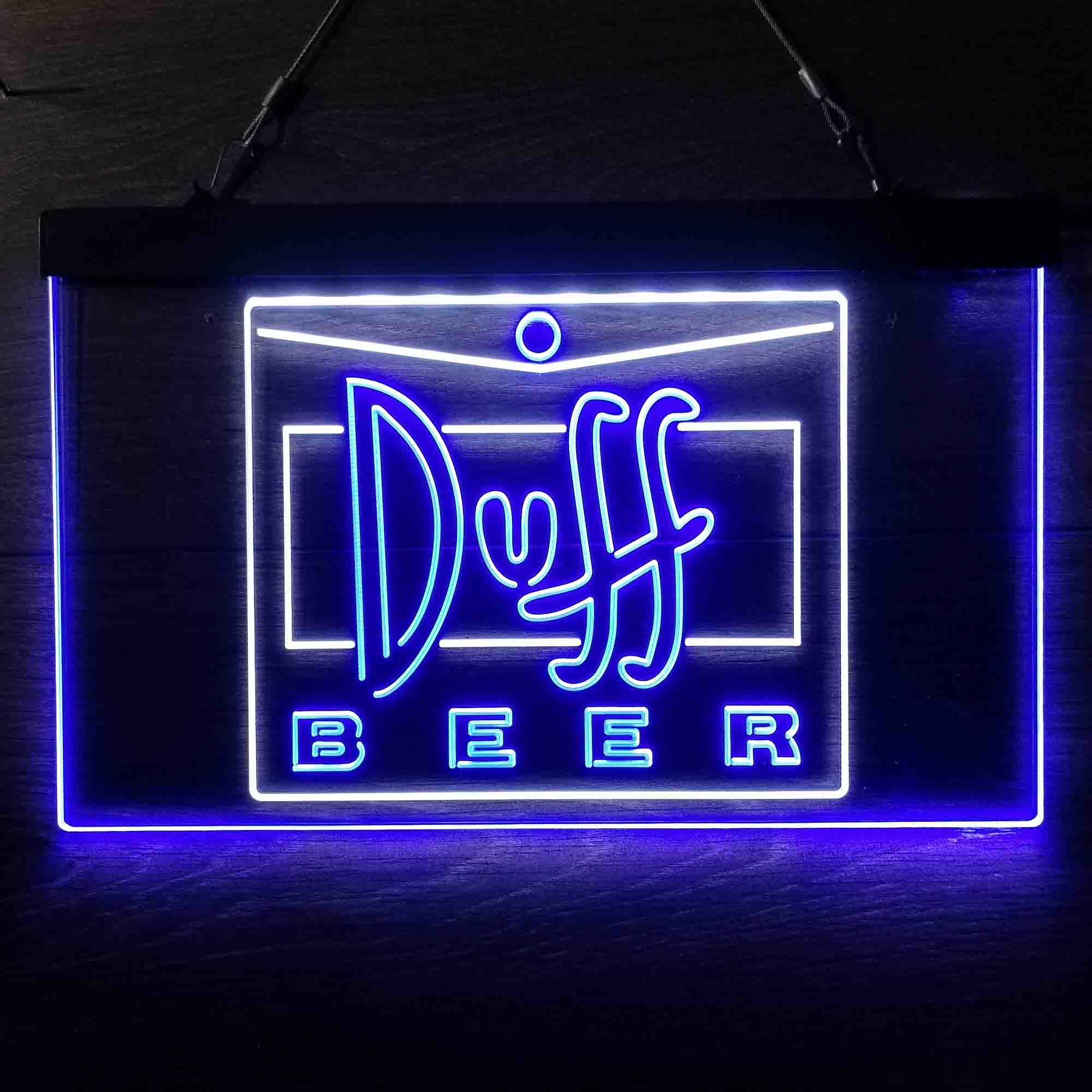 Duff Beer Logo Neon LED Sign