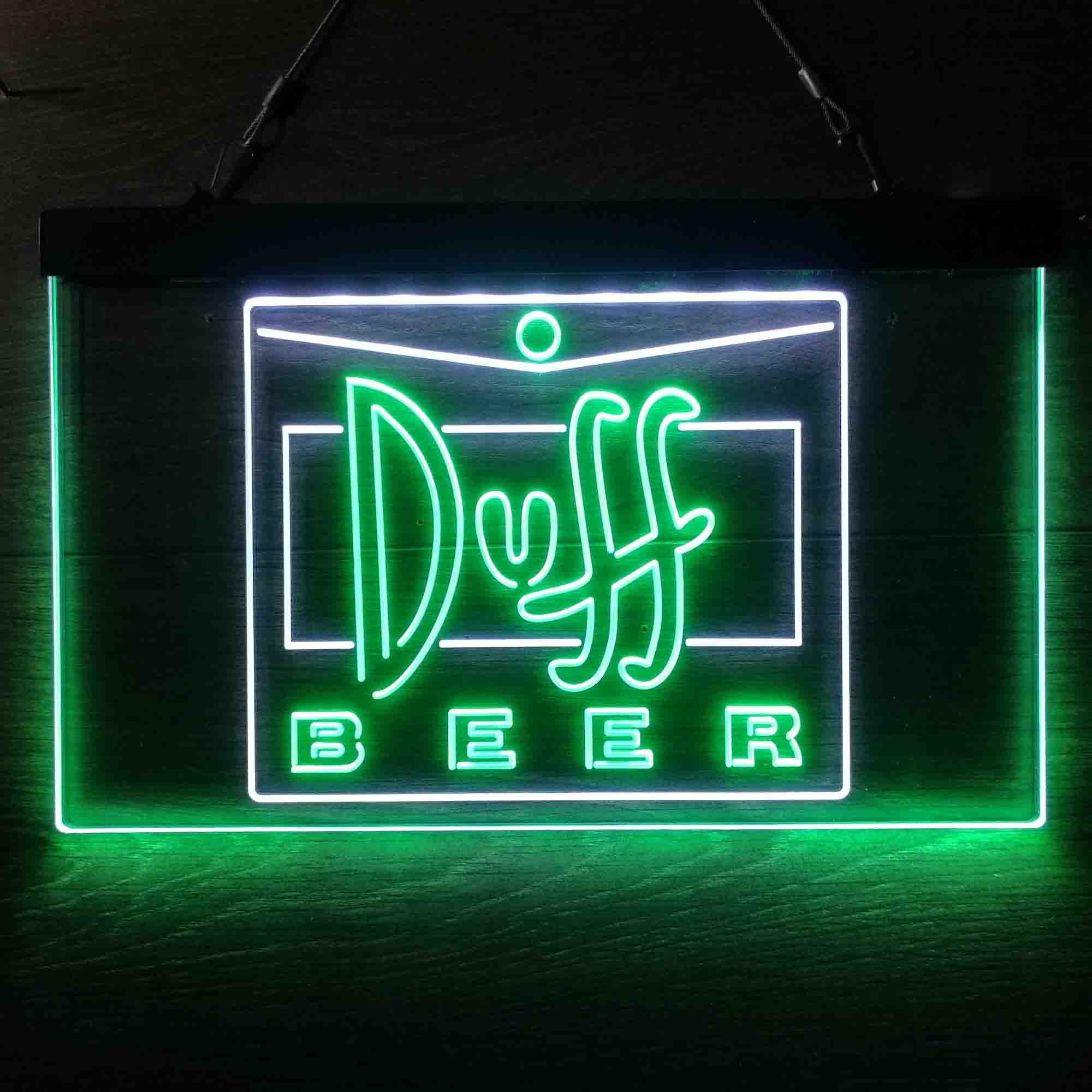 Duff Beer Logo Neon LED Sign