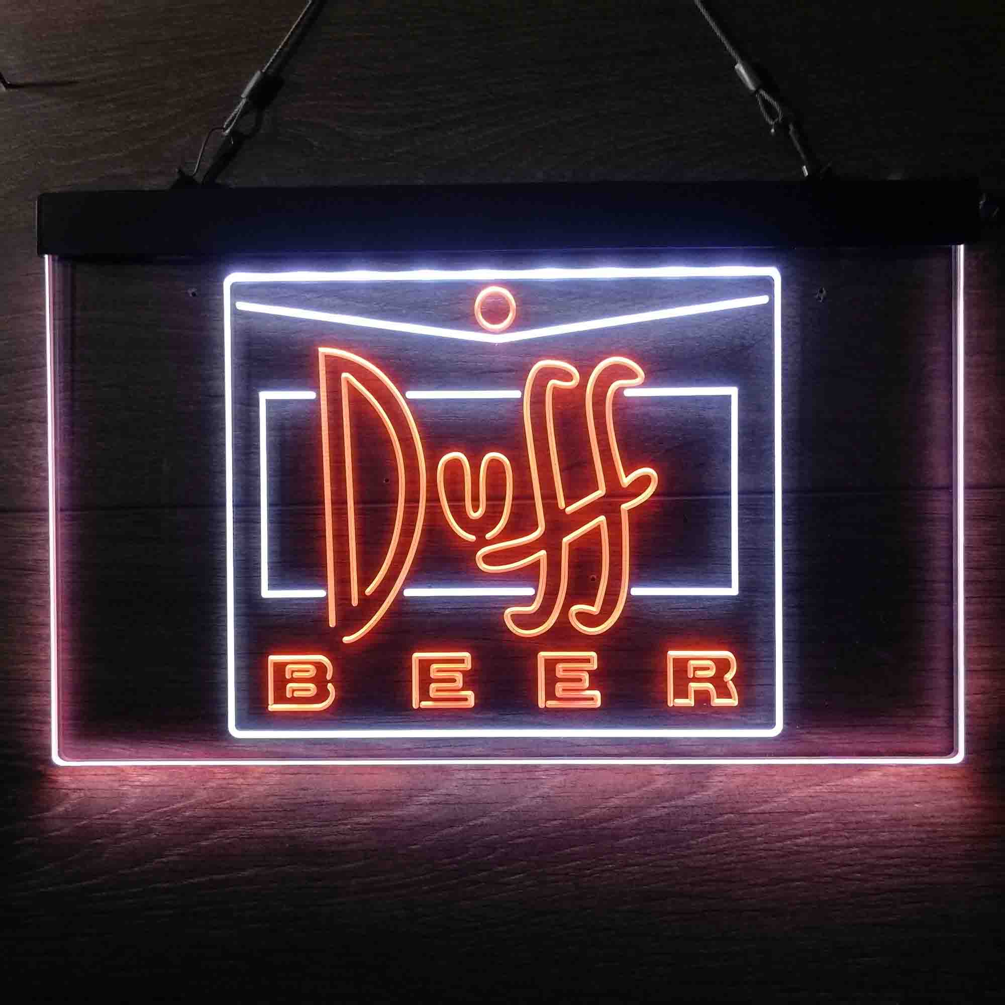 Duff Beer Logo Neon LED Sign