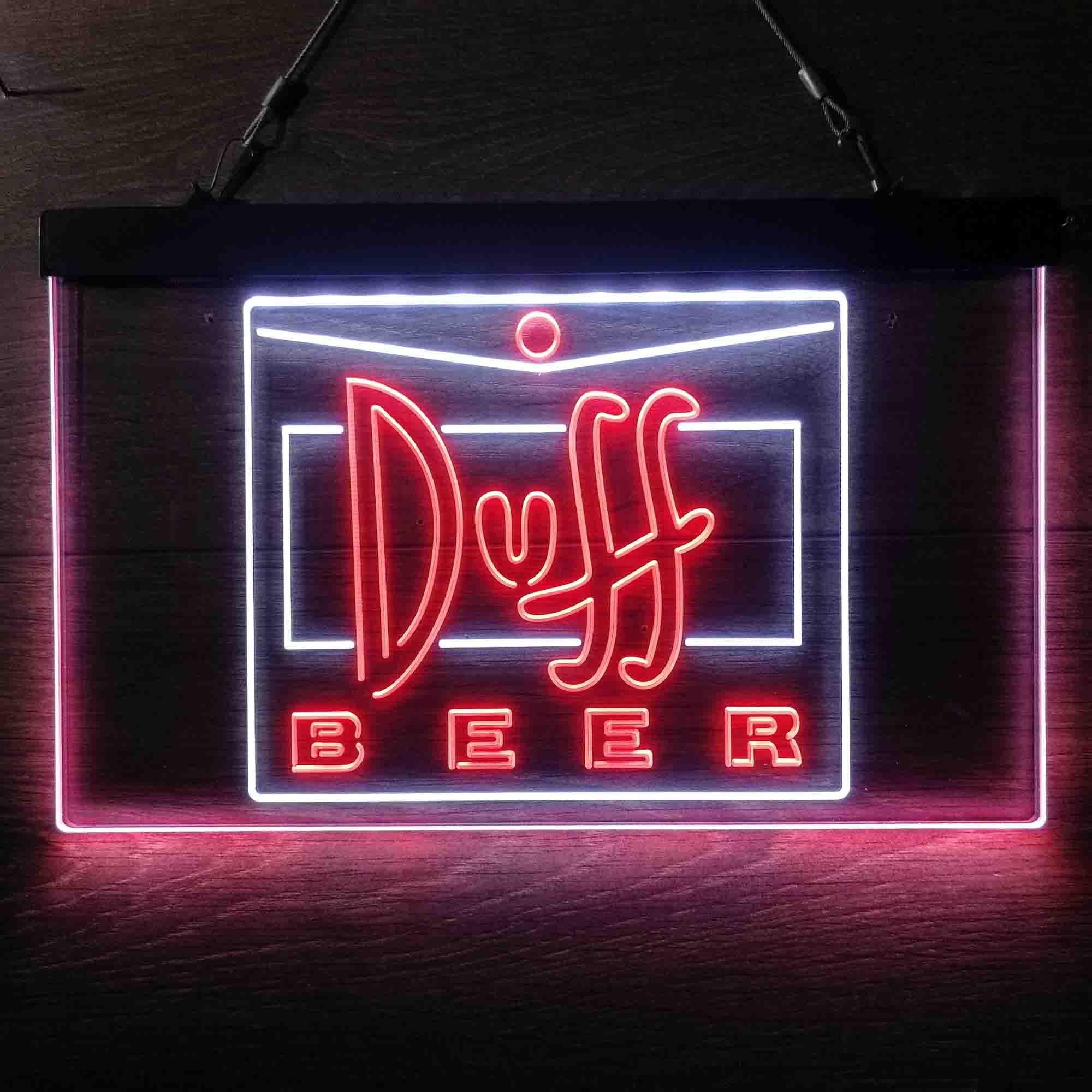 Duff Beer Logo Neon LED Sign