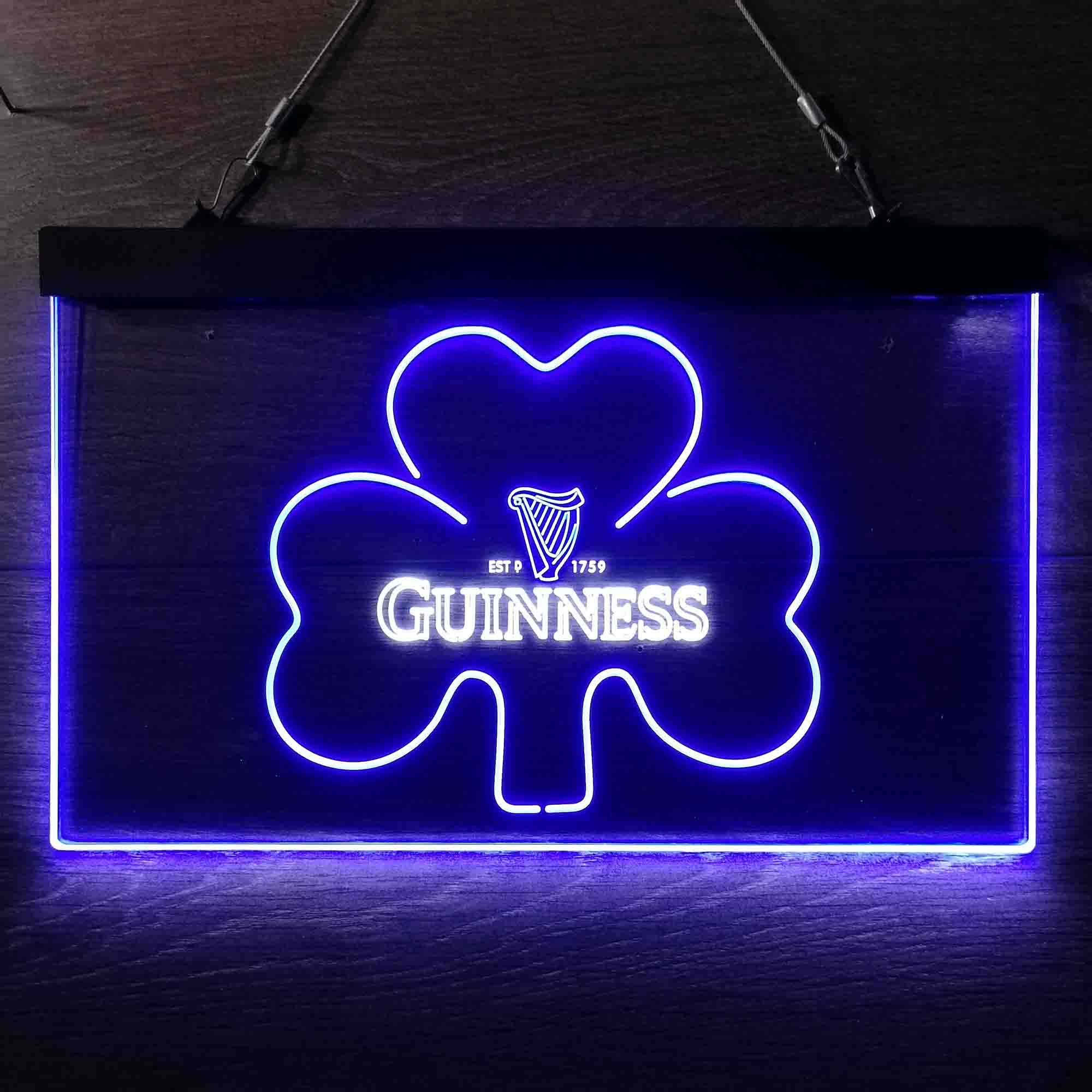 Guinness Shamrock Ale Neon LED Sign