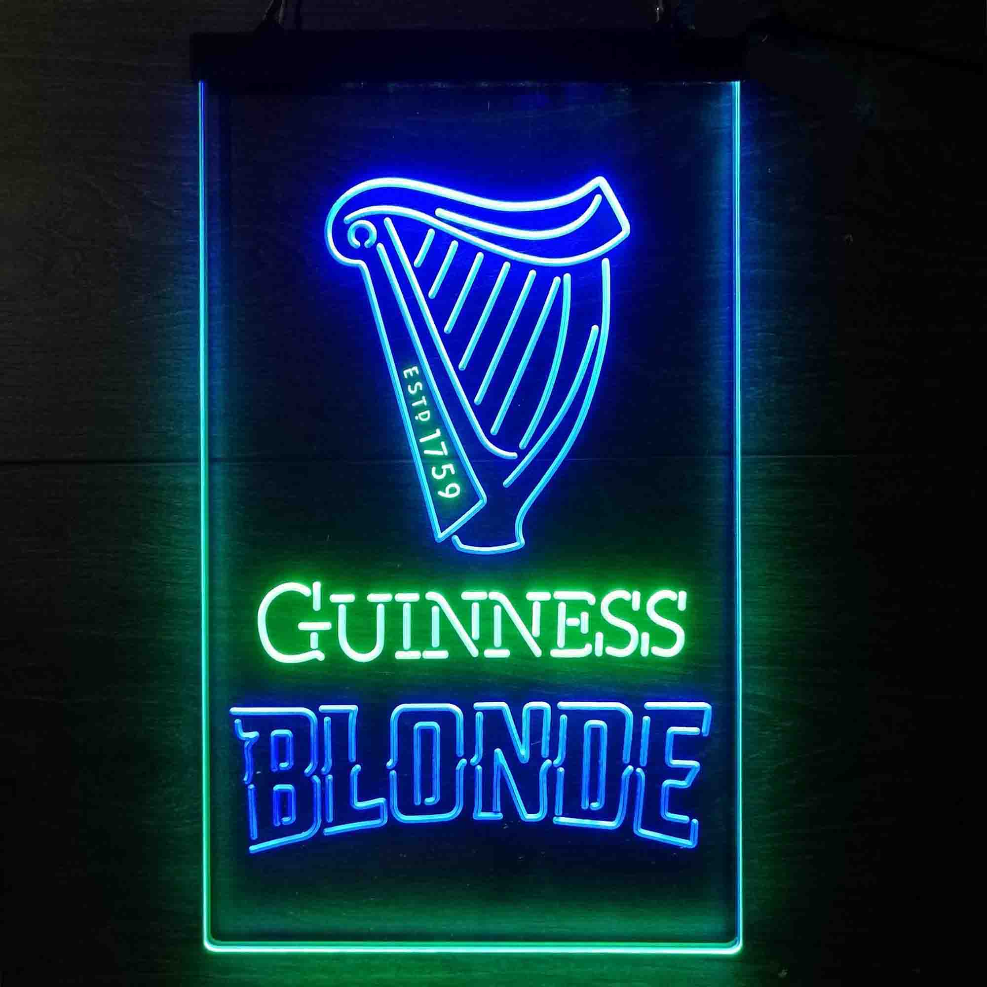 Guinness Blonde Golden Beer Neon LED Sign