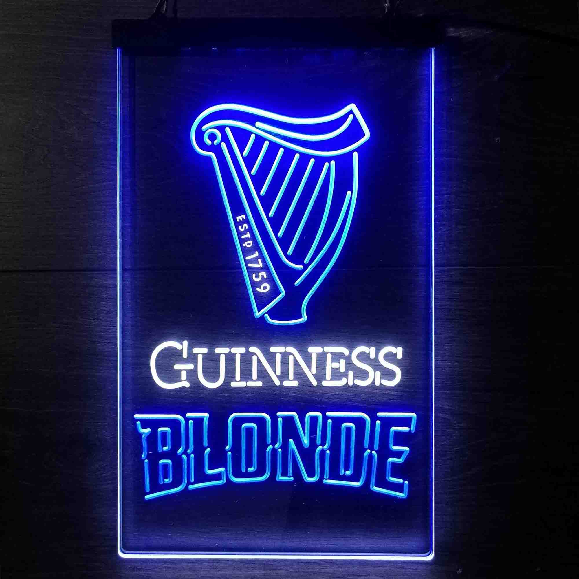 Guinness Blonde Golden Beer Neon LED Sign