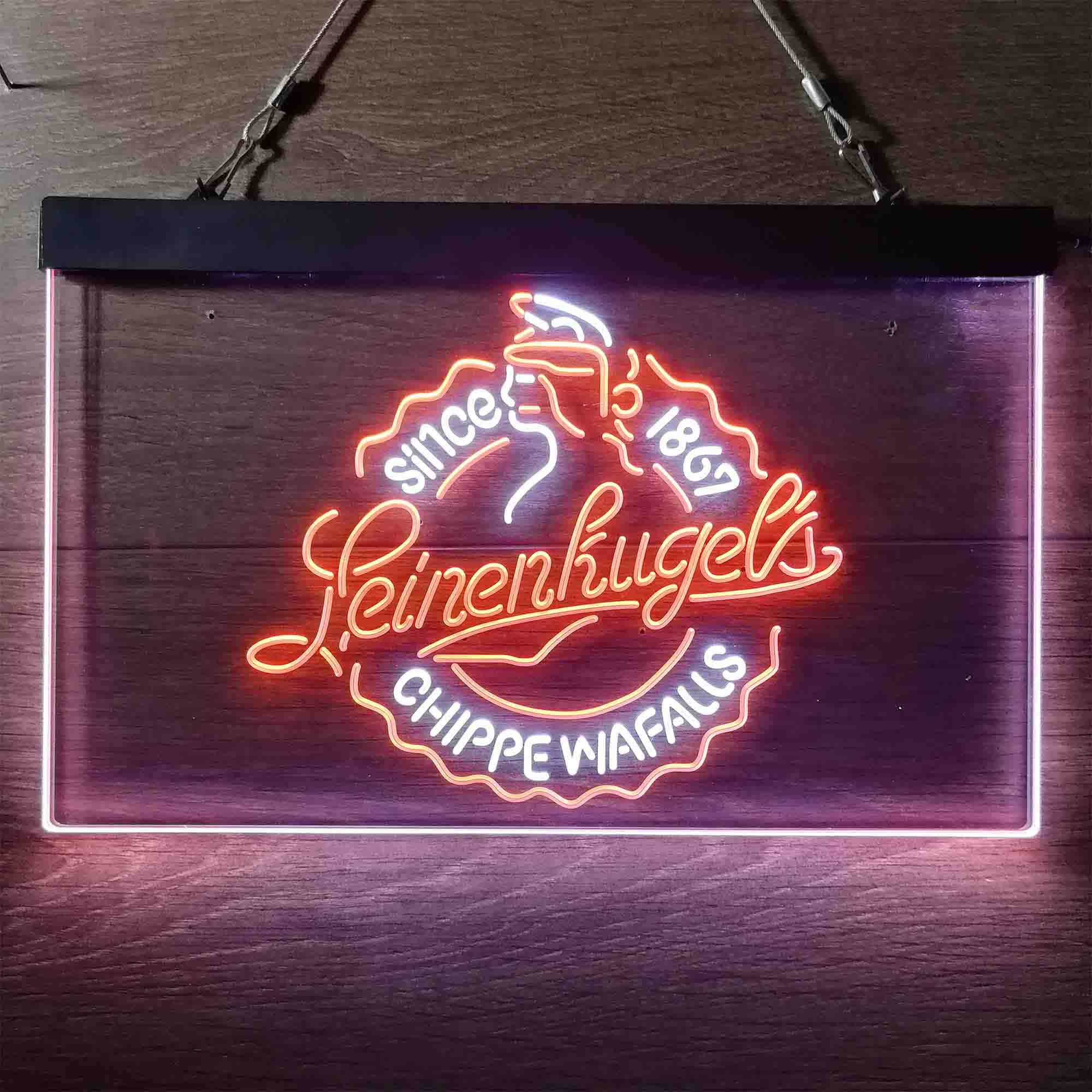 Leinenkugel Brewery Chippewa Falls Since 1867 Neon LED Sign