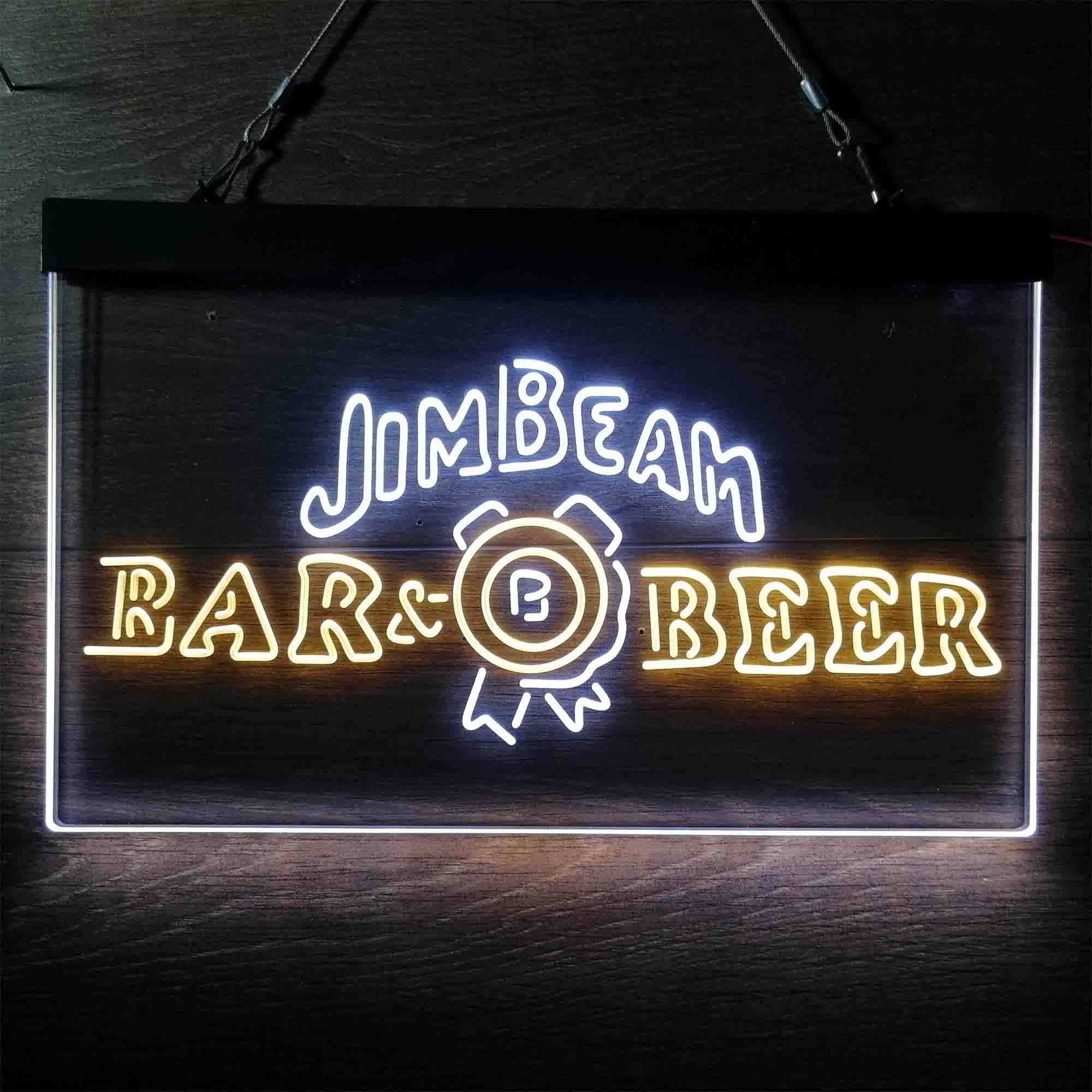 Jim Beam Bar Beer Neon LED Sign