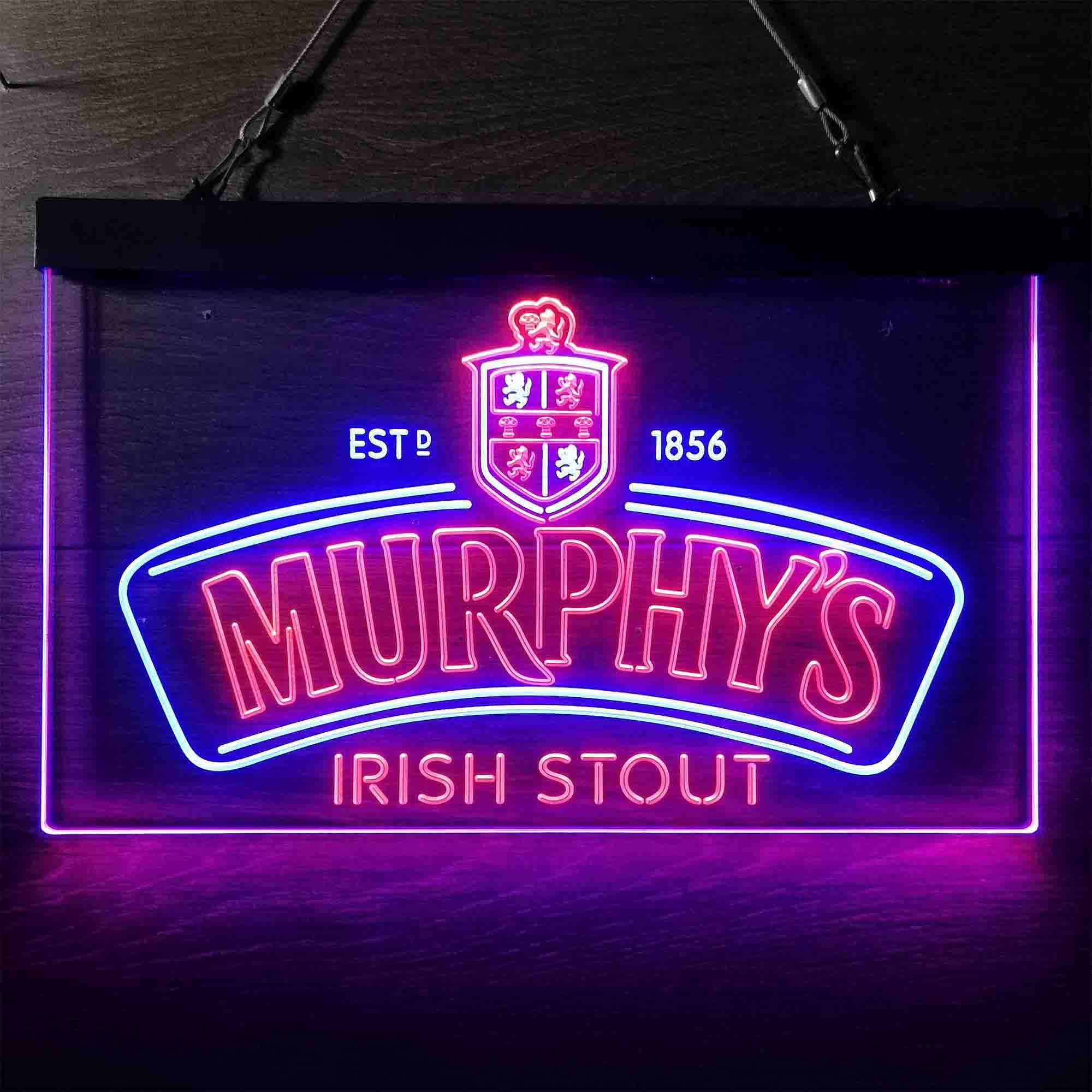 Murphy's Irish Stout Est 1856 Neon LED Sign