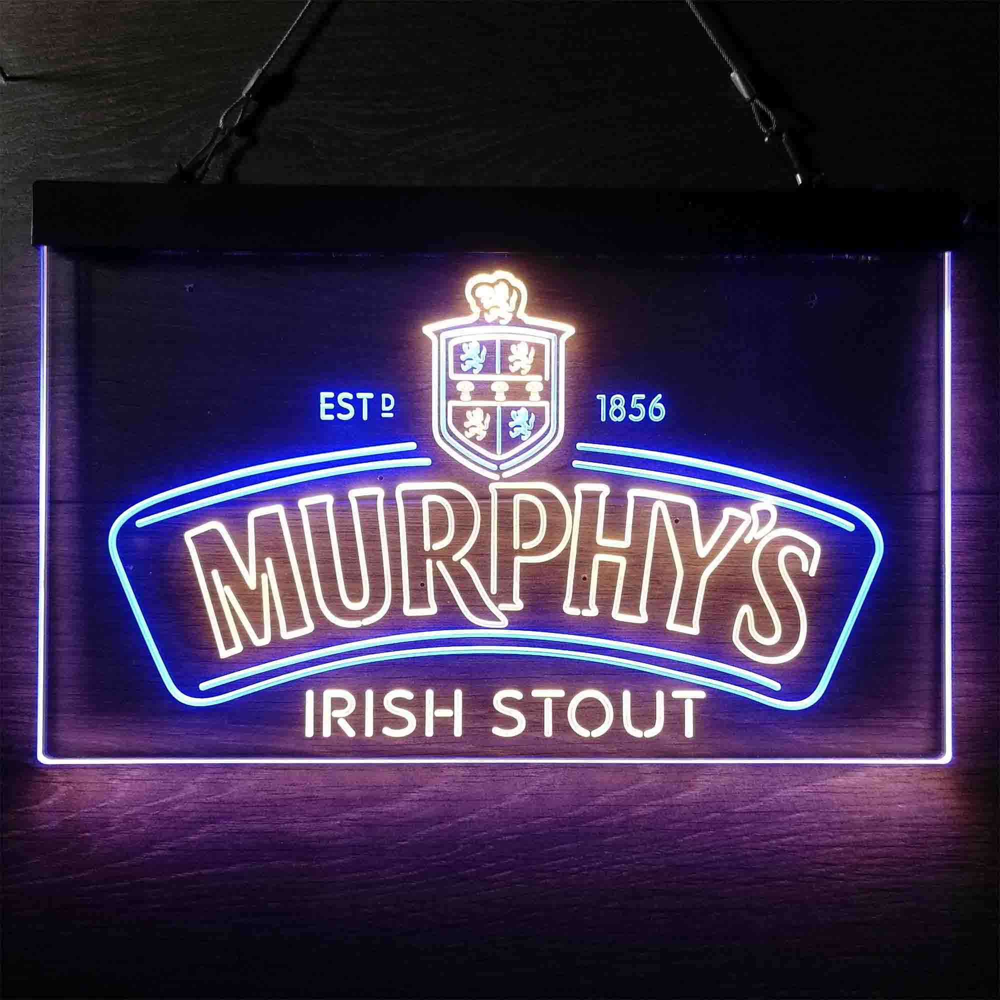 Murphy's Irish Stout Est 1856 Neon LED Sign