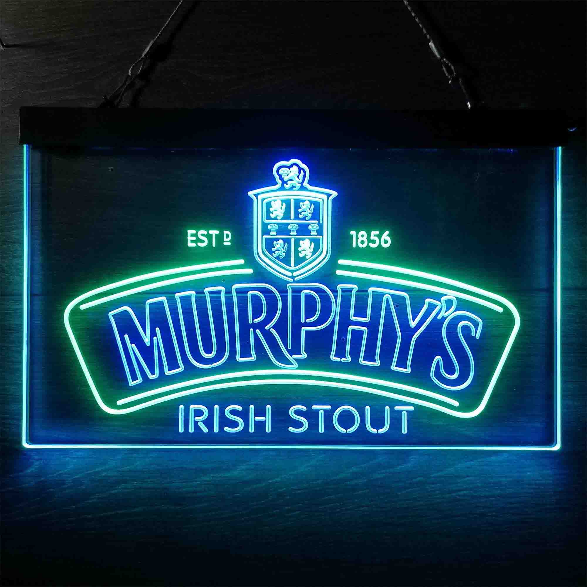 Murphy's Irish Stout Est 1856 Neon LED Sign